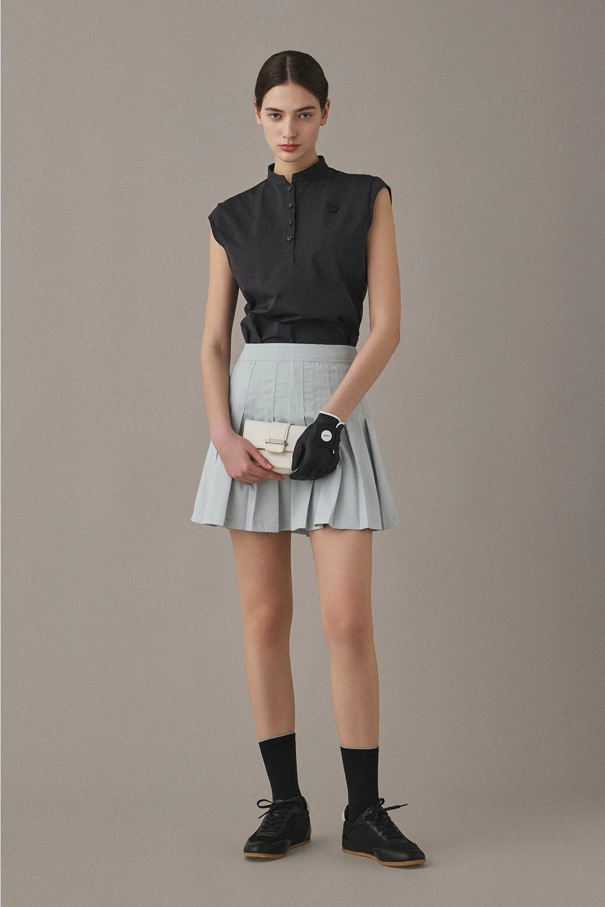 FLOWING PLEATS SKIRT