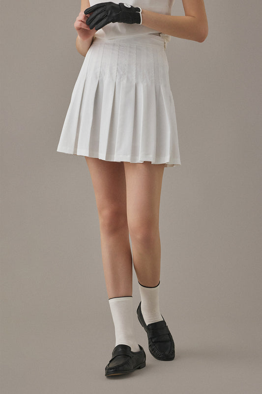 FLOWING PLEATS SKIRT