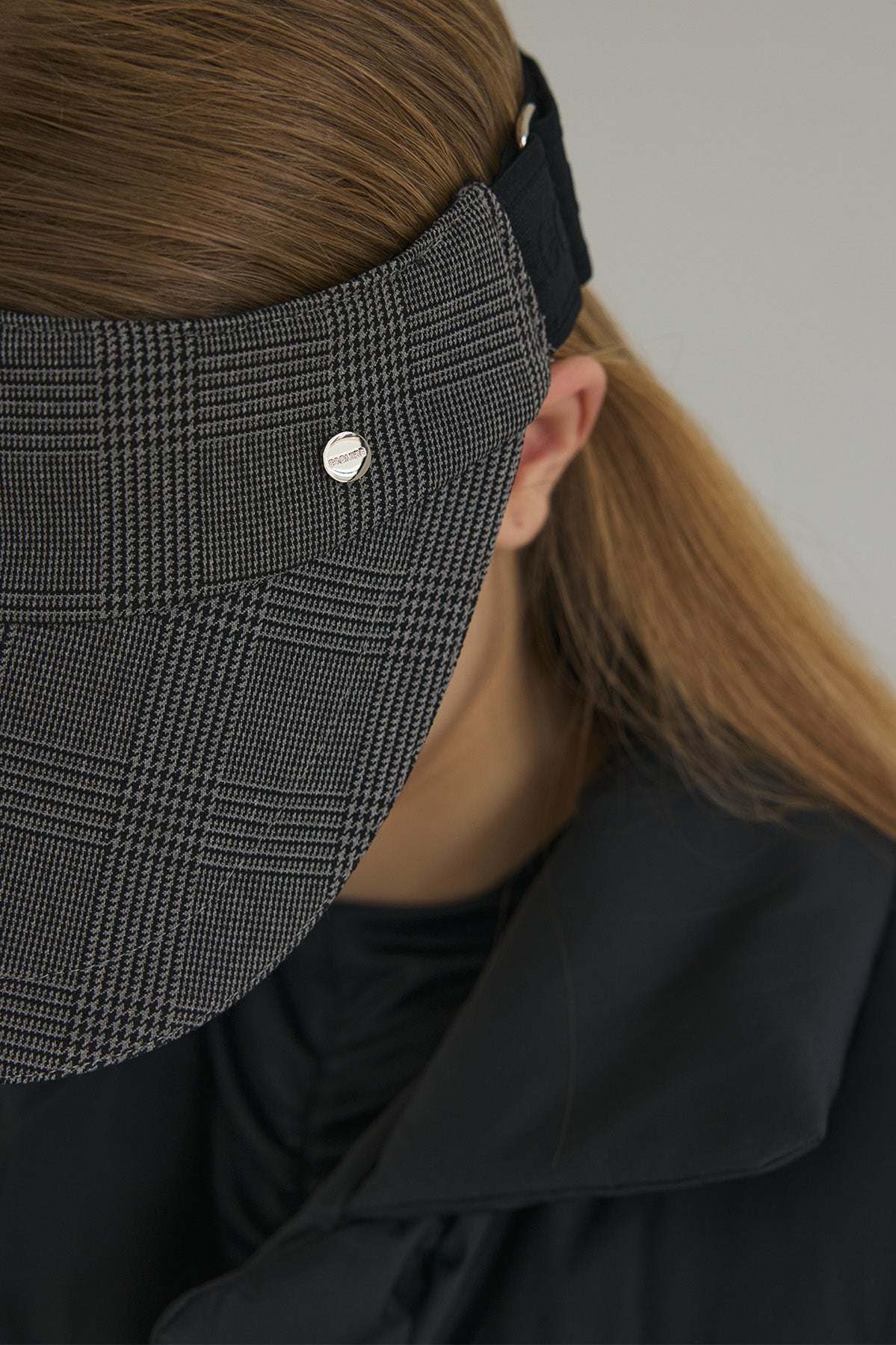 GLEN CHECK CURVE VISOR