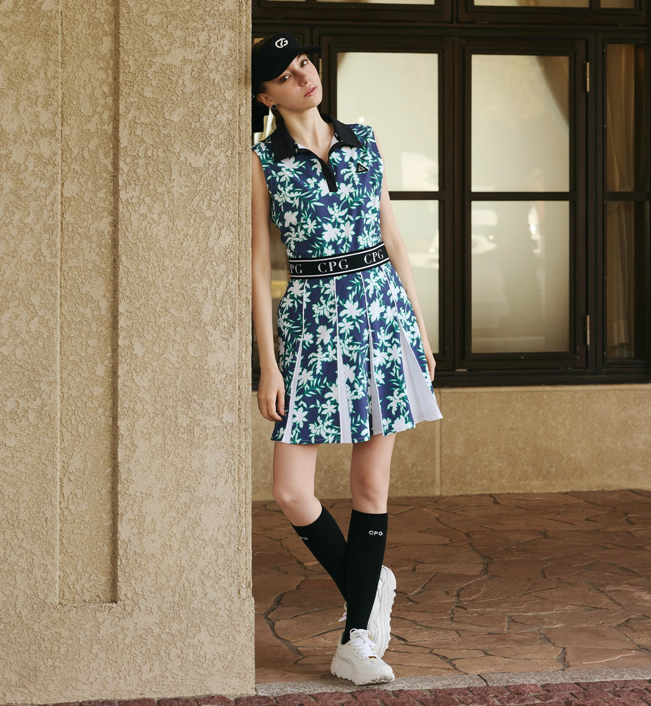 FLOWER MOTIF ONE PIECE NS