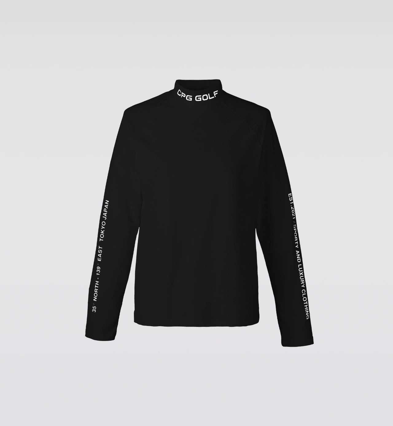 RAGLAN MOCK NECK LS