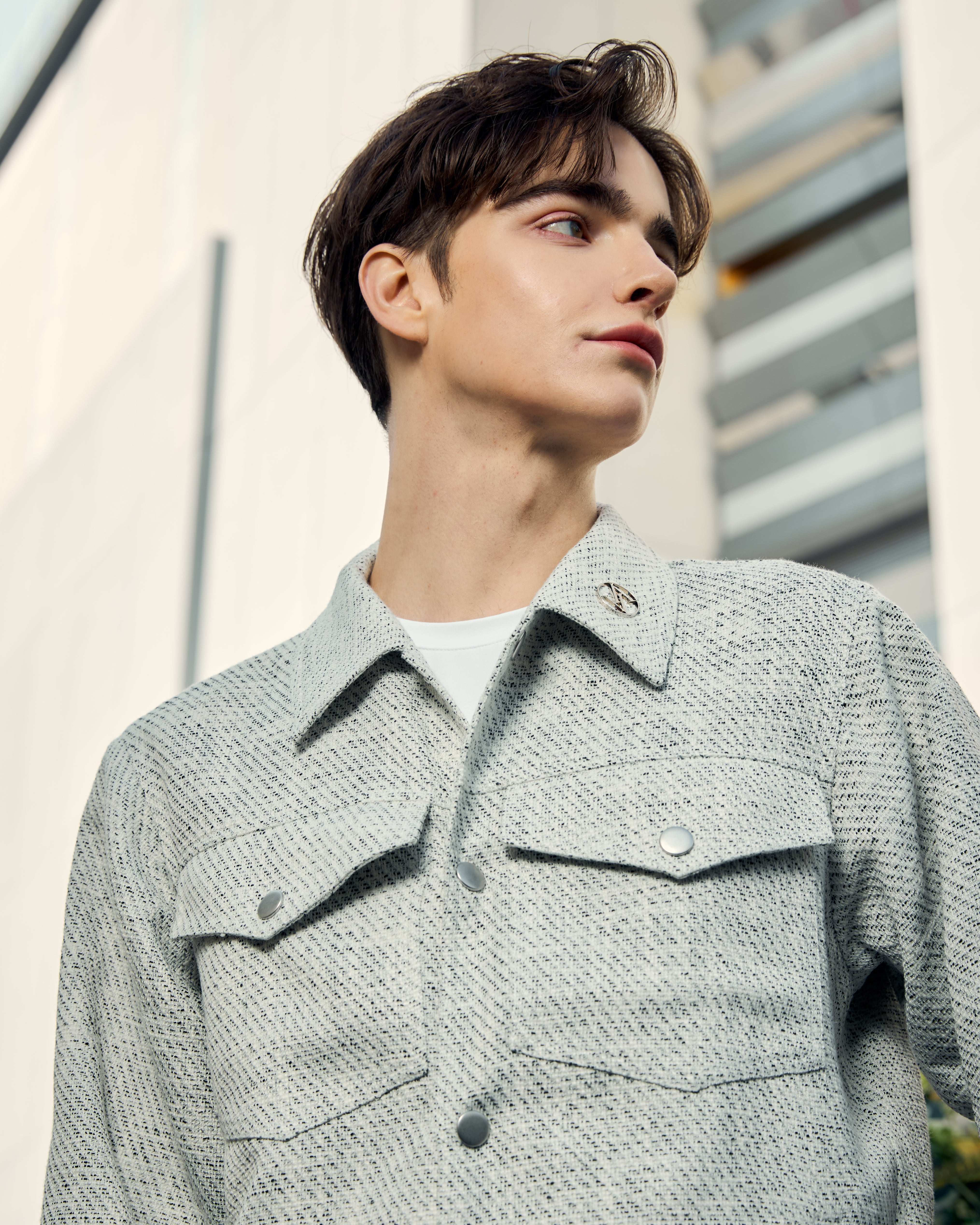 METAL C-TWEED JACKET – GOLVI HOUSE ONLINE SHOP