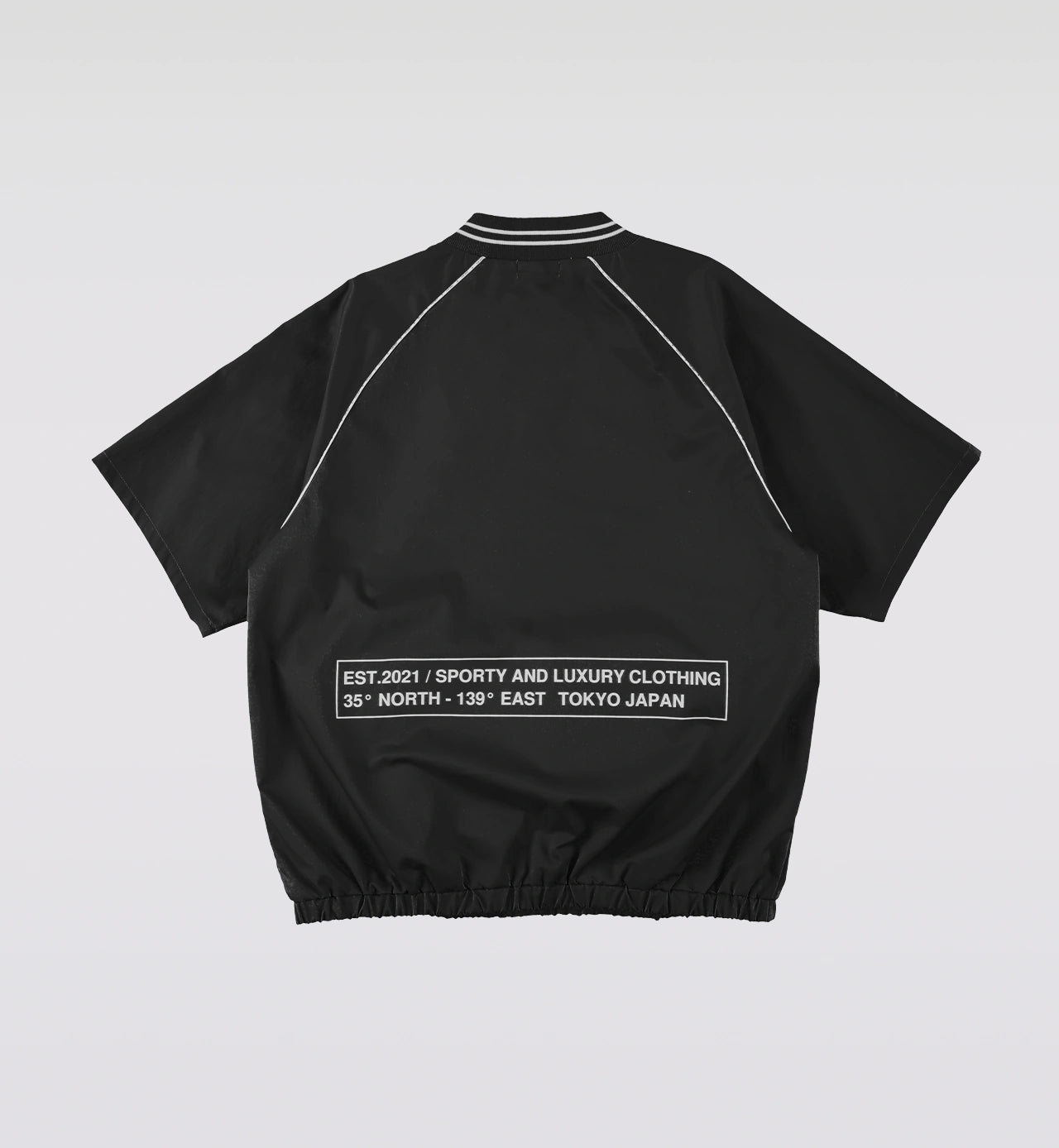 MOCK NECK SS WITH POCKET