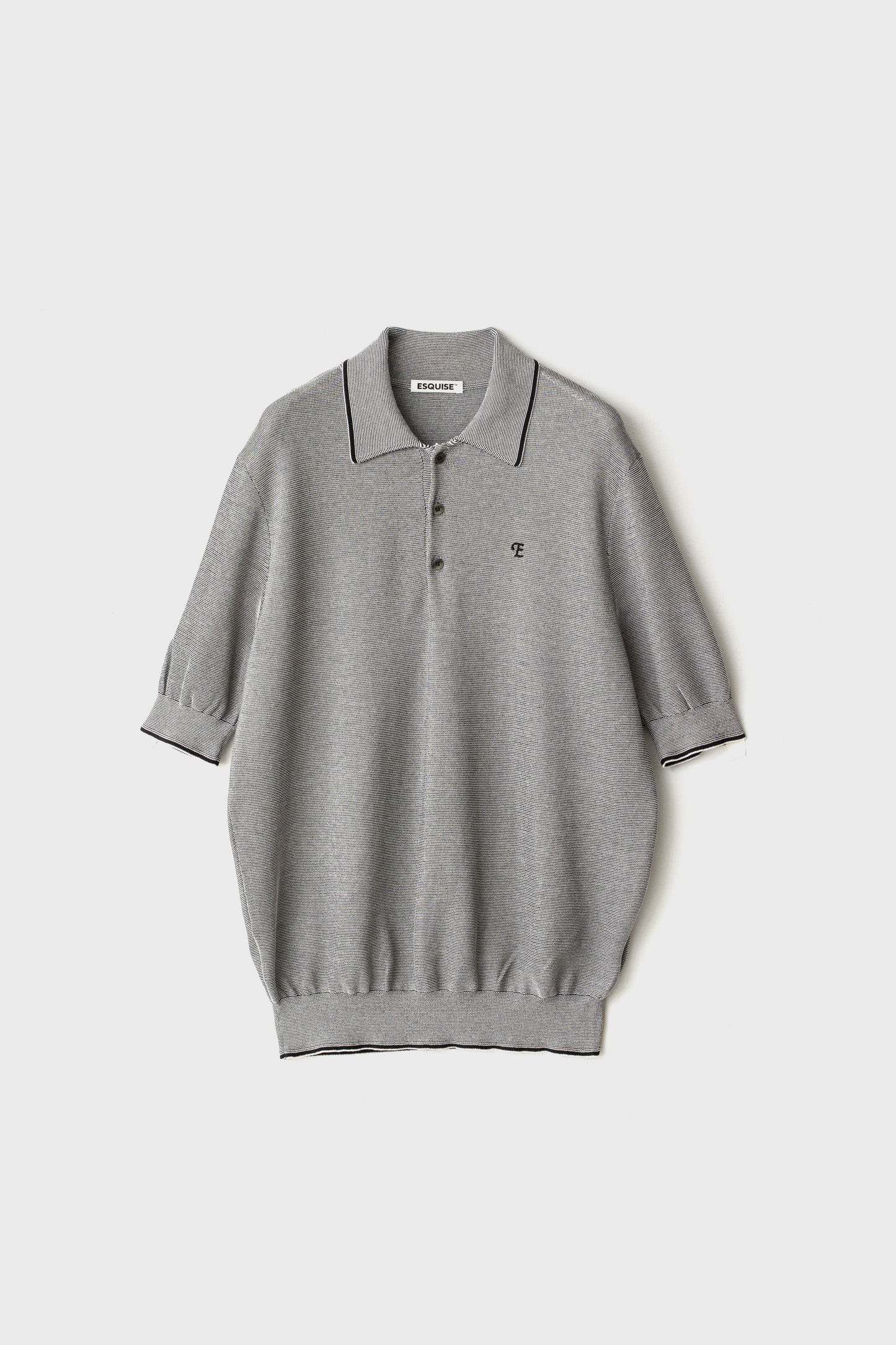 FINE WEAVE KNIT POLO