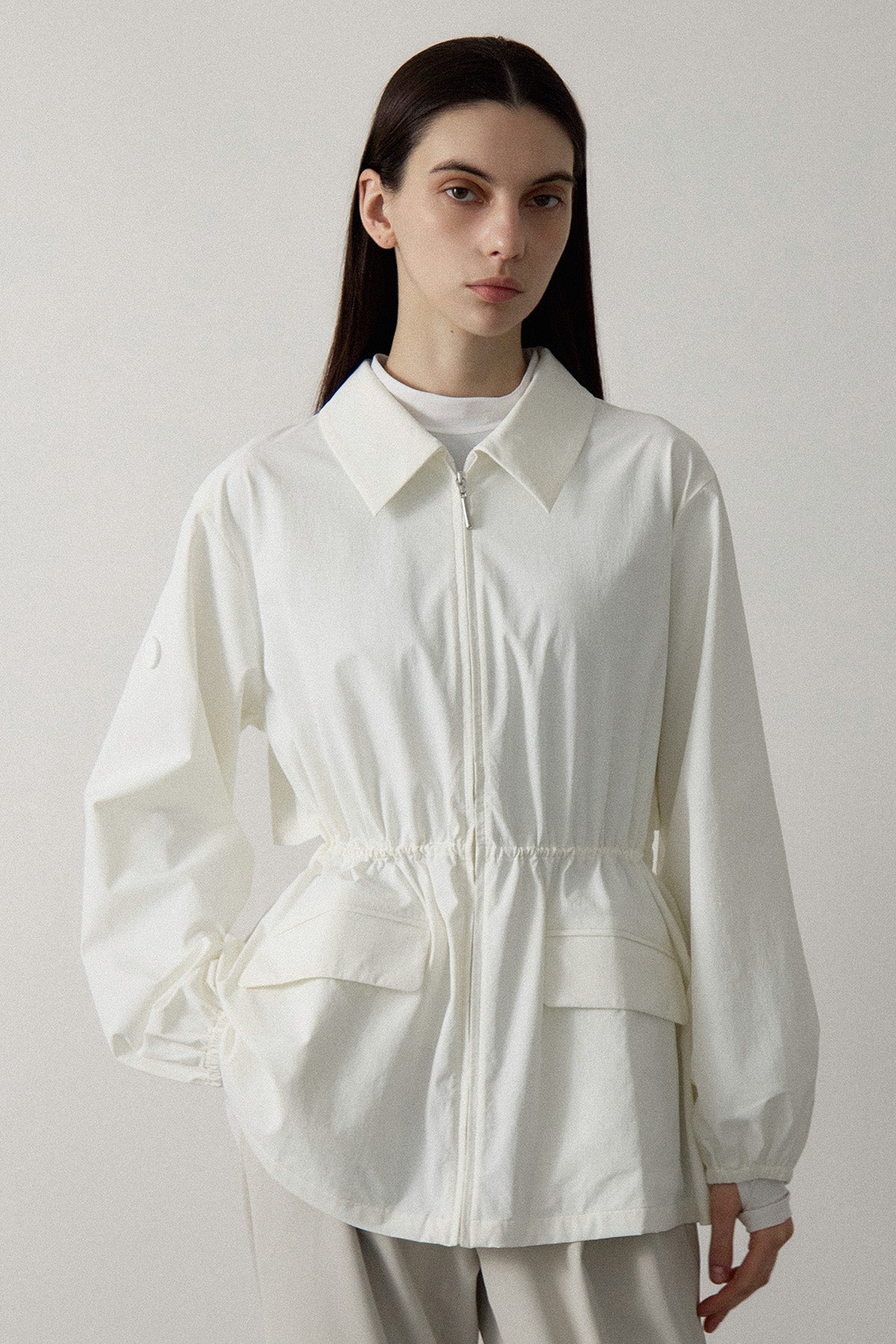 DRAWSTRING LIGHT JACKET