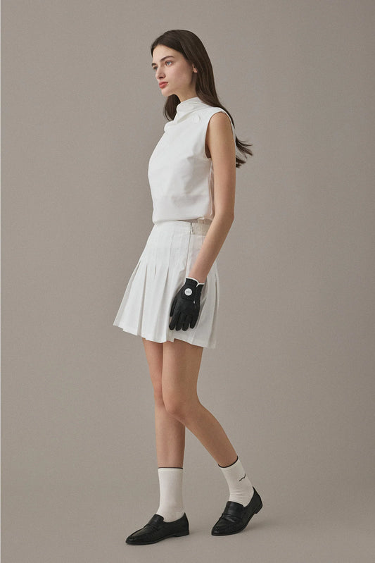 FLOWING PLEATS SKIRT