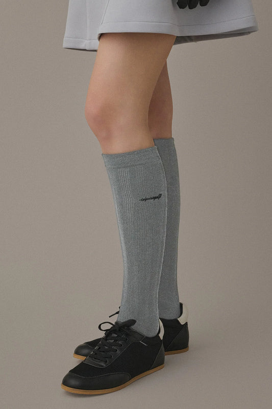 RIBBED HIGH SOCKS