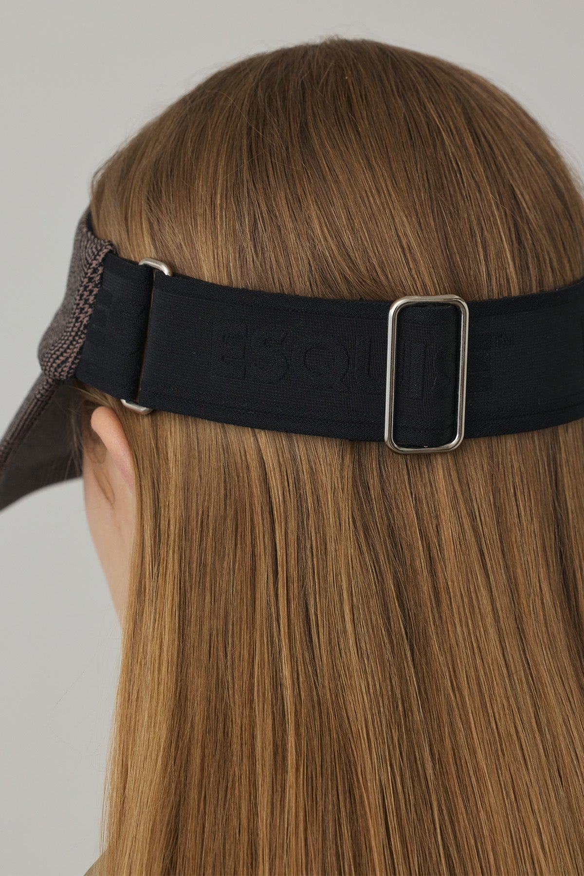 GLEN CHECK CURVE VISOR