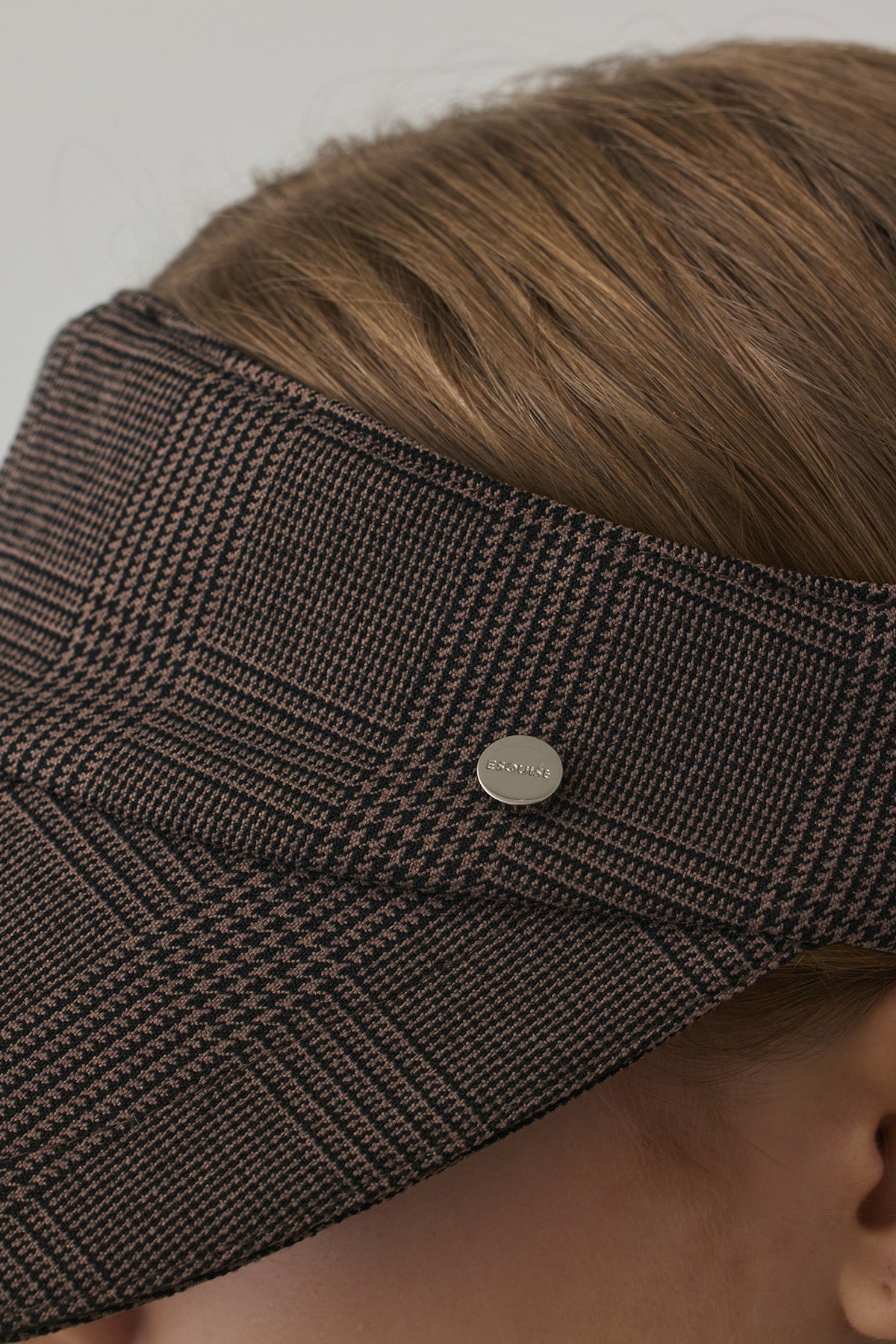 GLEN CHECK CURVE VISOR
