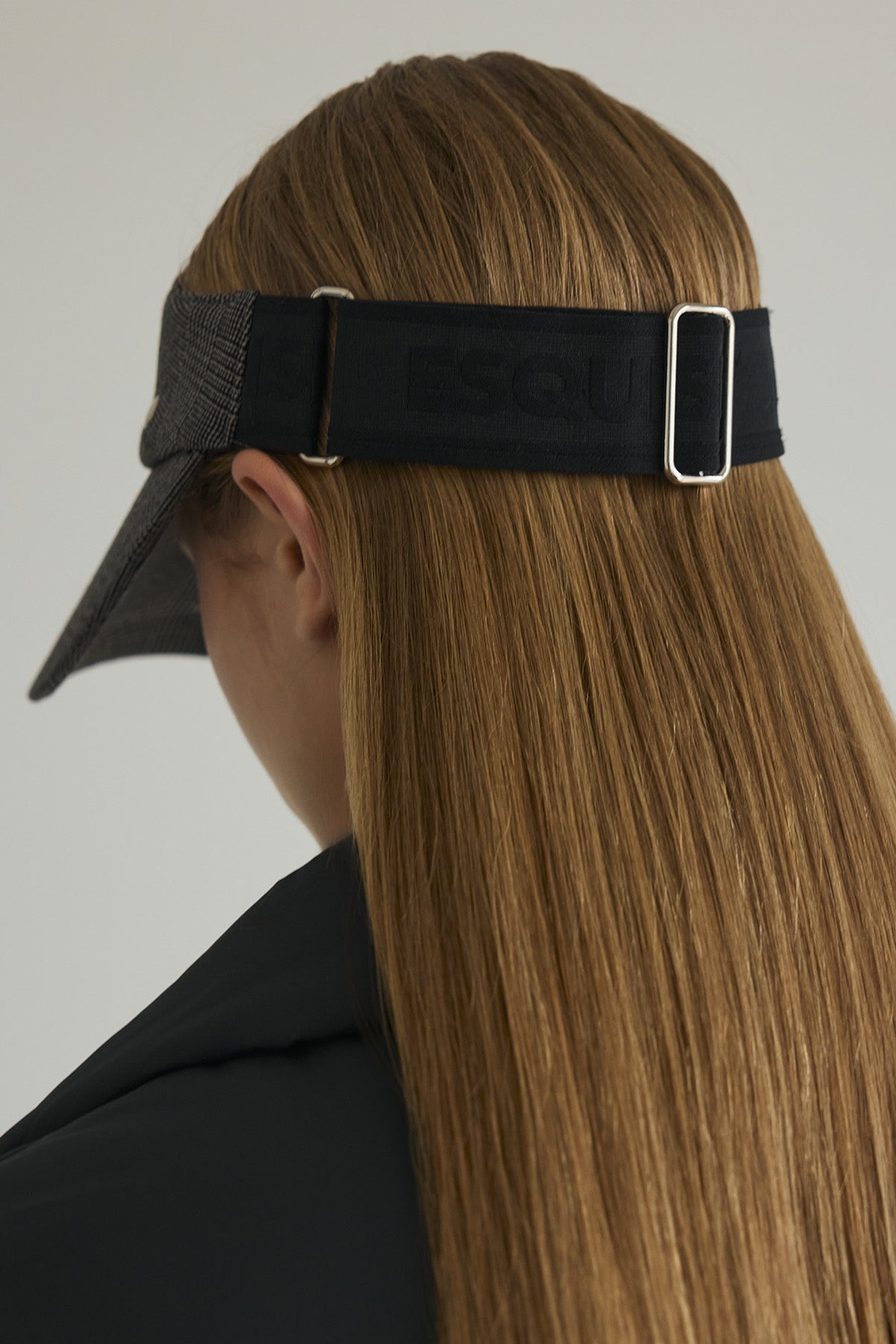 GLEN CHECK CURVE VISOR