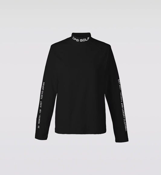 RAGLAN MOCK NECK LS