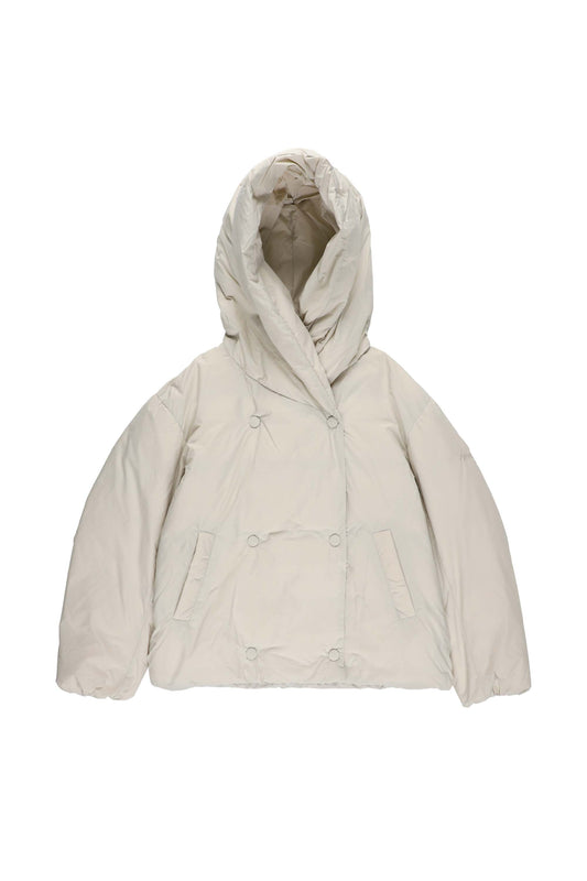 BIG HOODED DOWN JACKET W