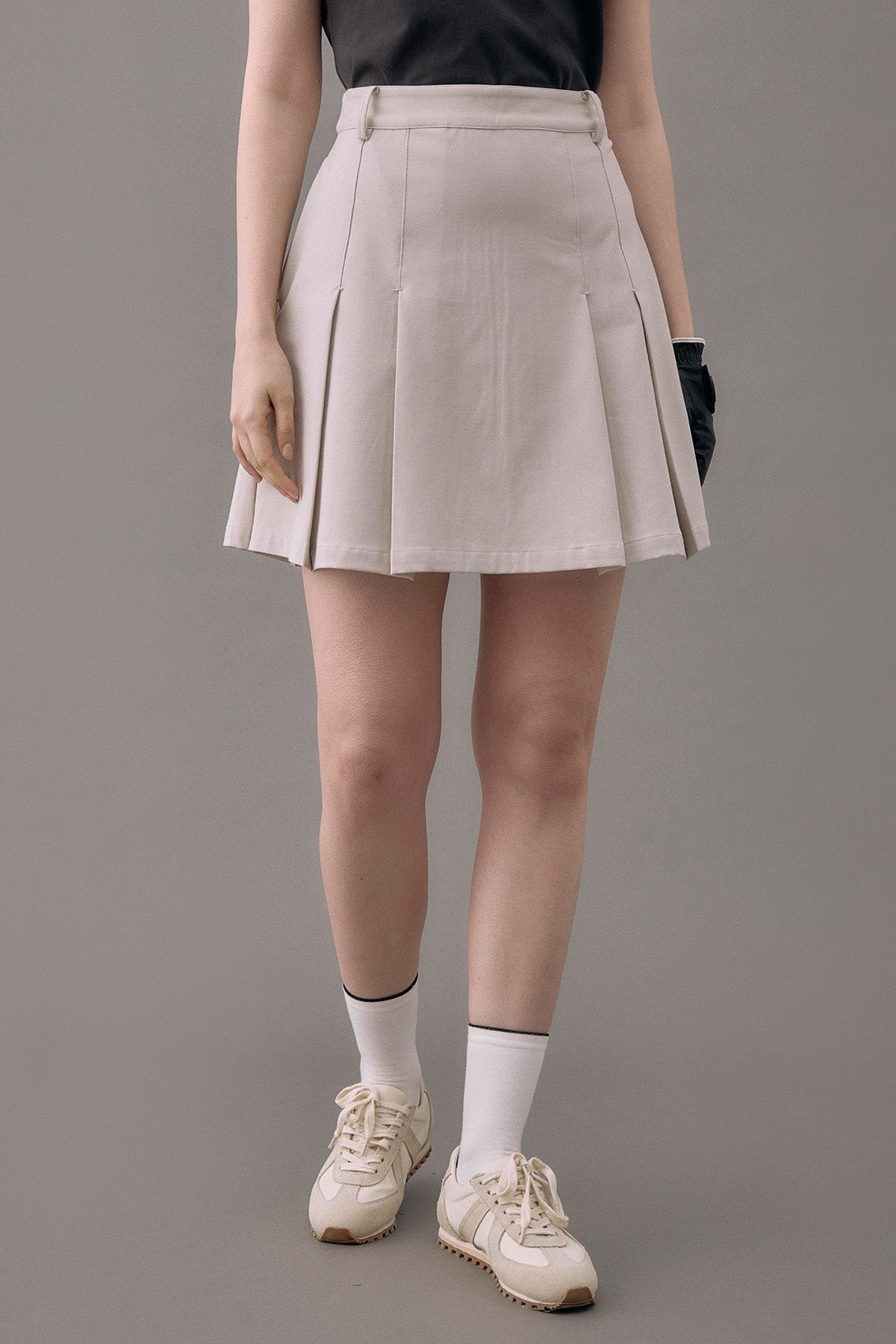 SILK TOUCH PLEATED SKIRT