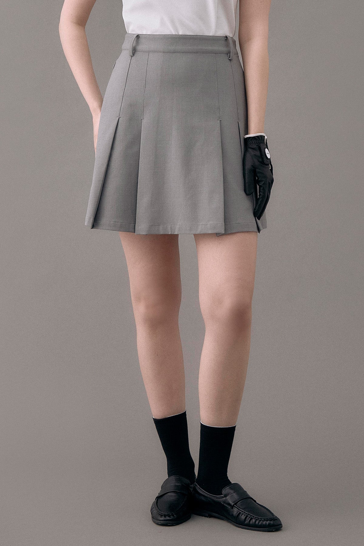 SILK TOUCH PLEATED SKIRT