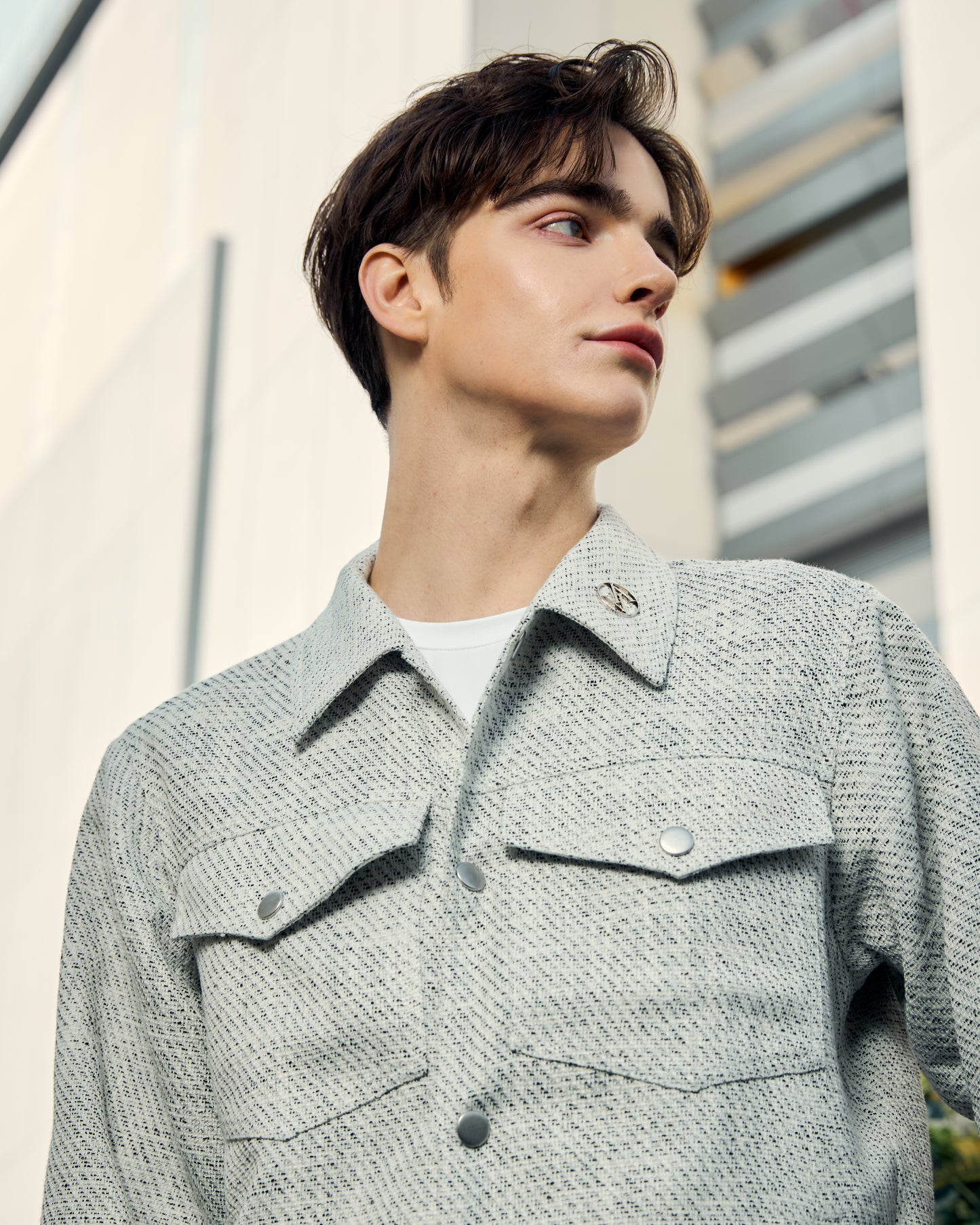 METAL C-TWEED JACKET