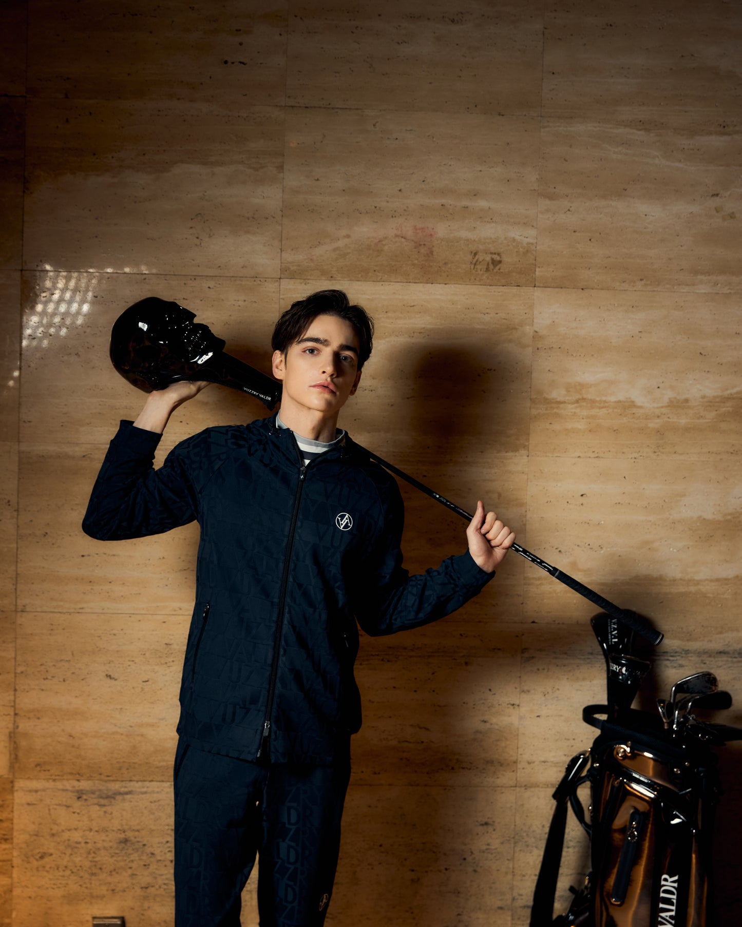 JACQUARD JERSEY HOODY