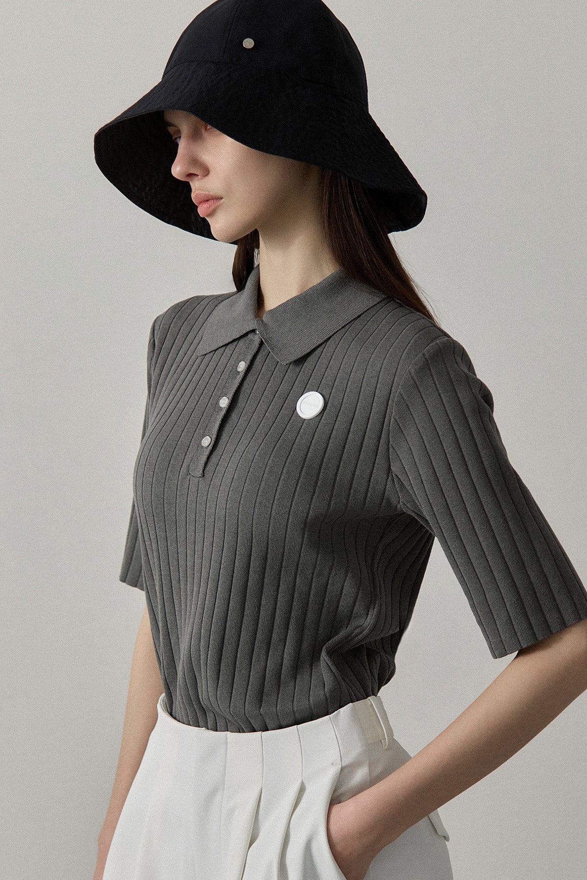 ORGANIC COTTON KNIT POLO