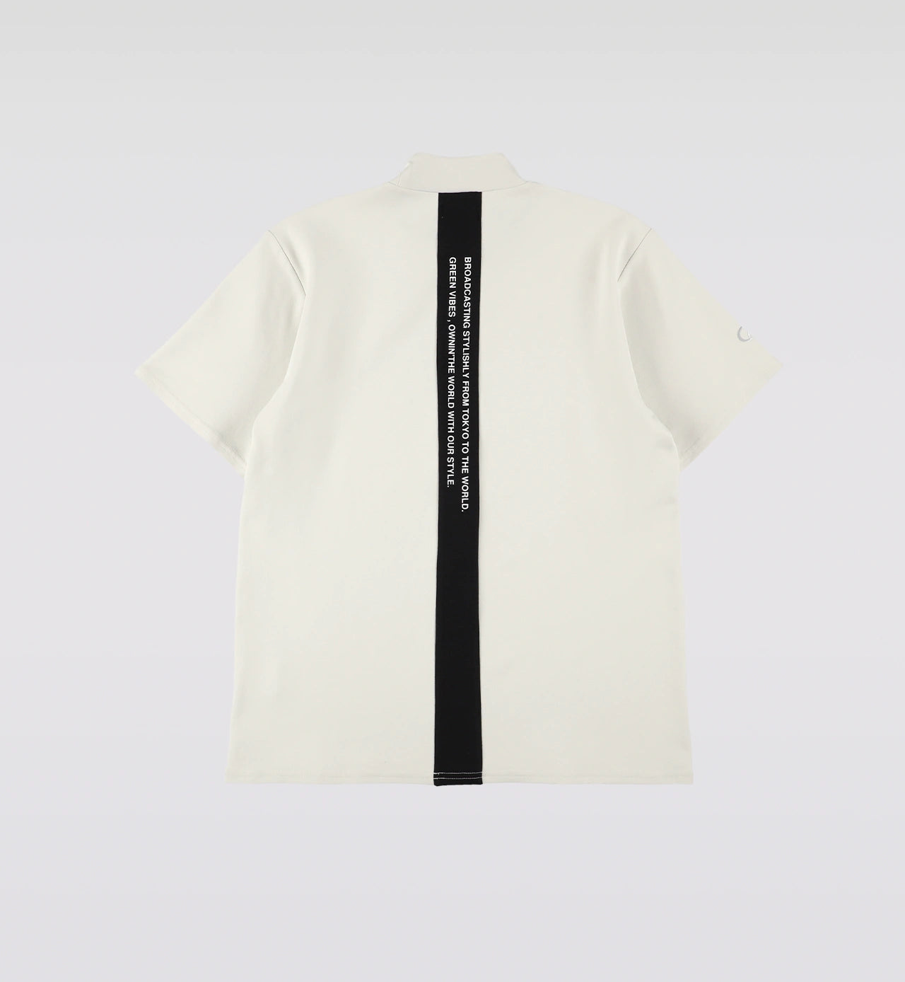 BACK LINE MOCK NECK SS