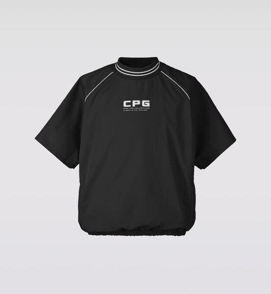 MOCK NECK SS WITH POCKET