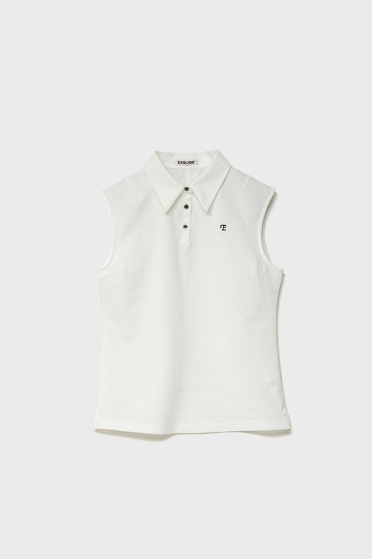 CLASSIC PIQUE SLEEVELESS TOP