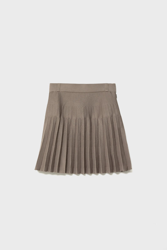 RECYCLED SMOOTH-KNIT PLEATS