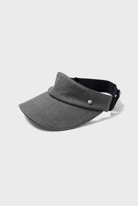 GLEN CHECK CURVE VISOR