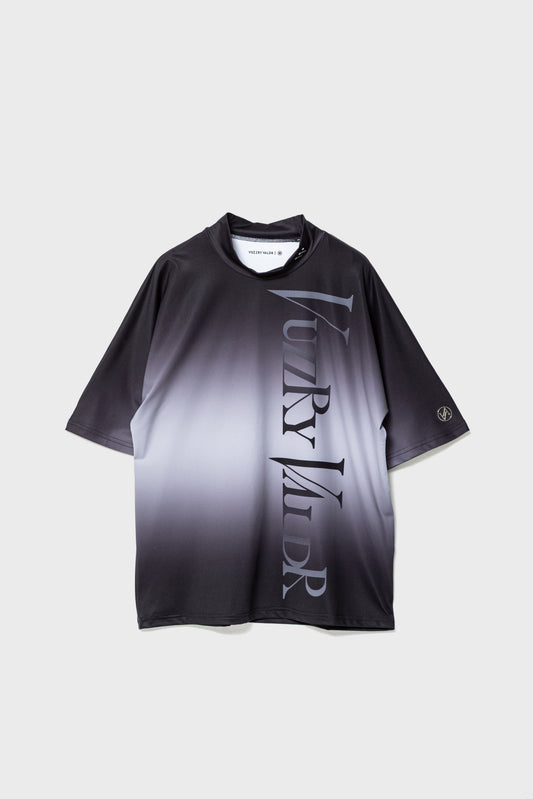 Gradation Mock Neck T-Shirt