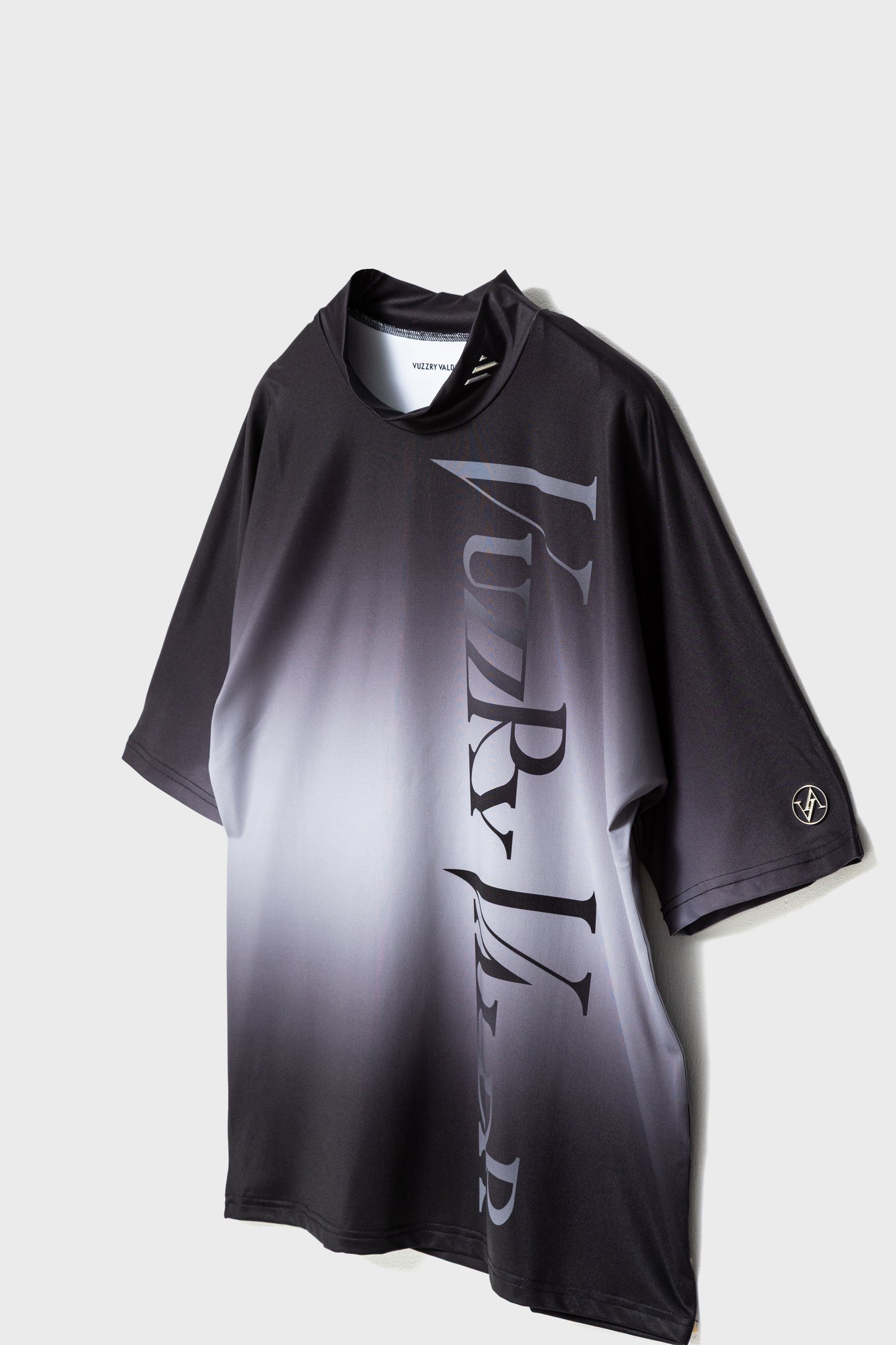 Gradation Mock Neck T-Shirt