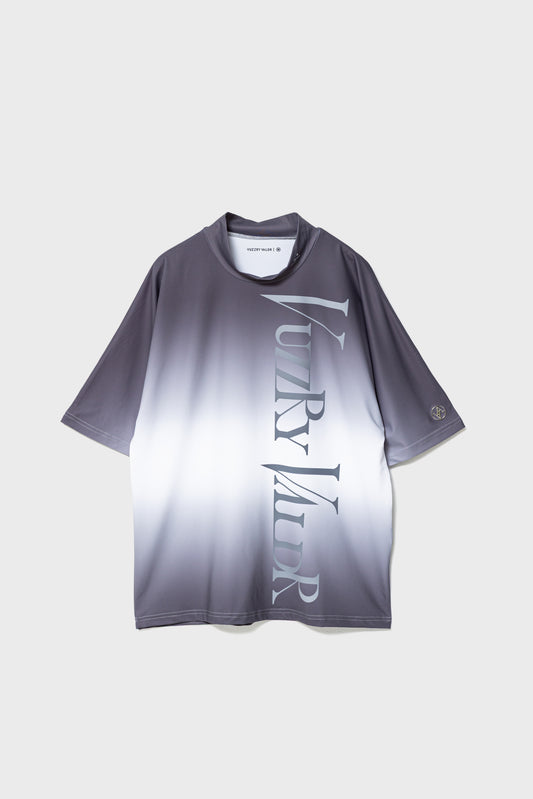 Gradation Mock Neck T-Shirt