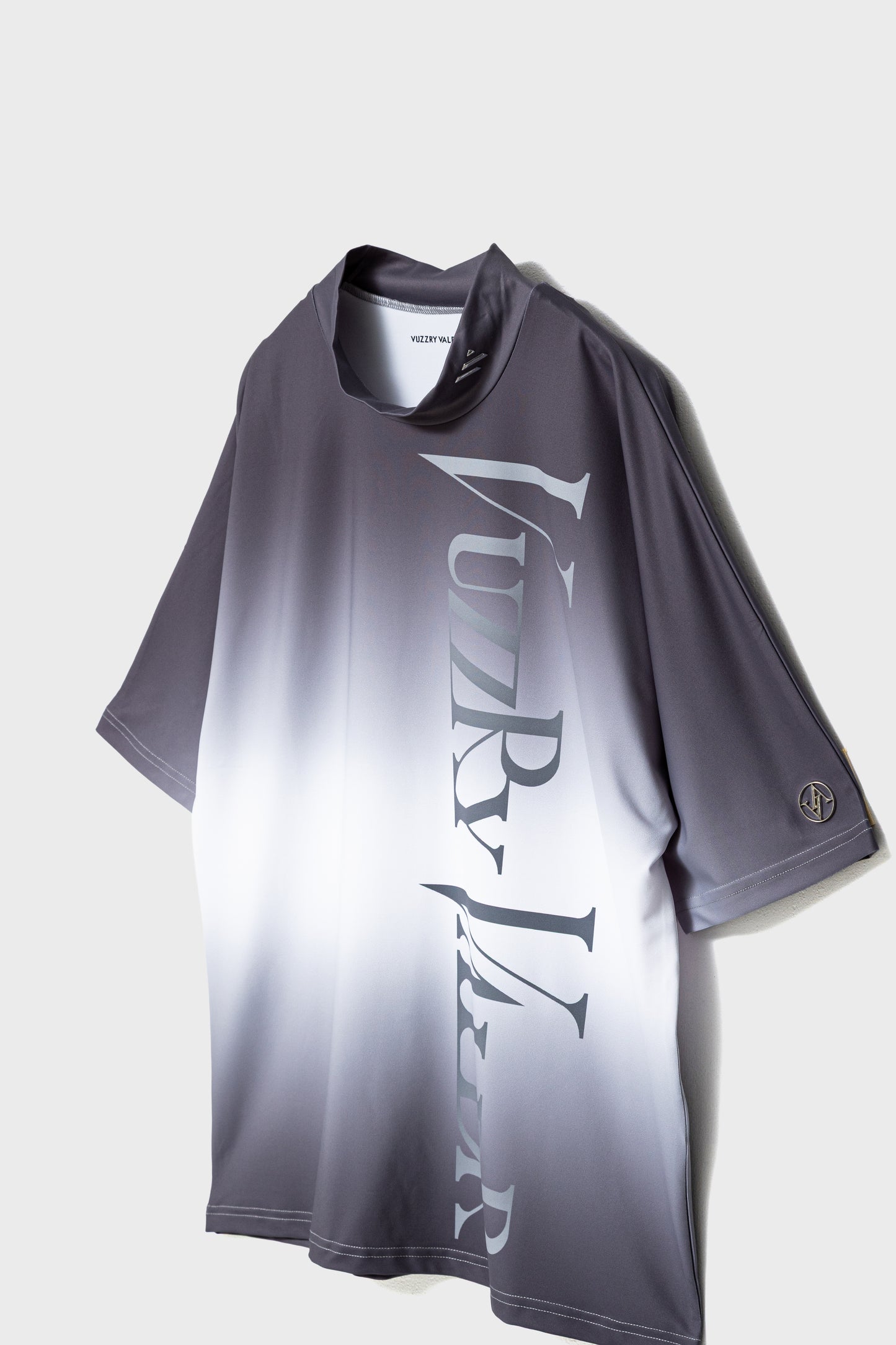 Gradation Mock Neck T-Shirt