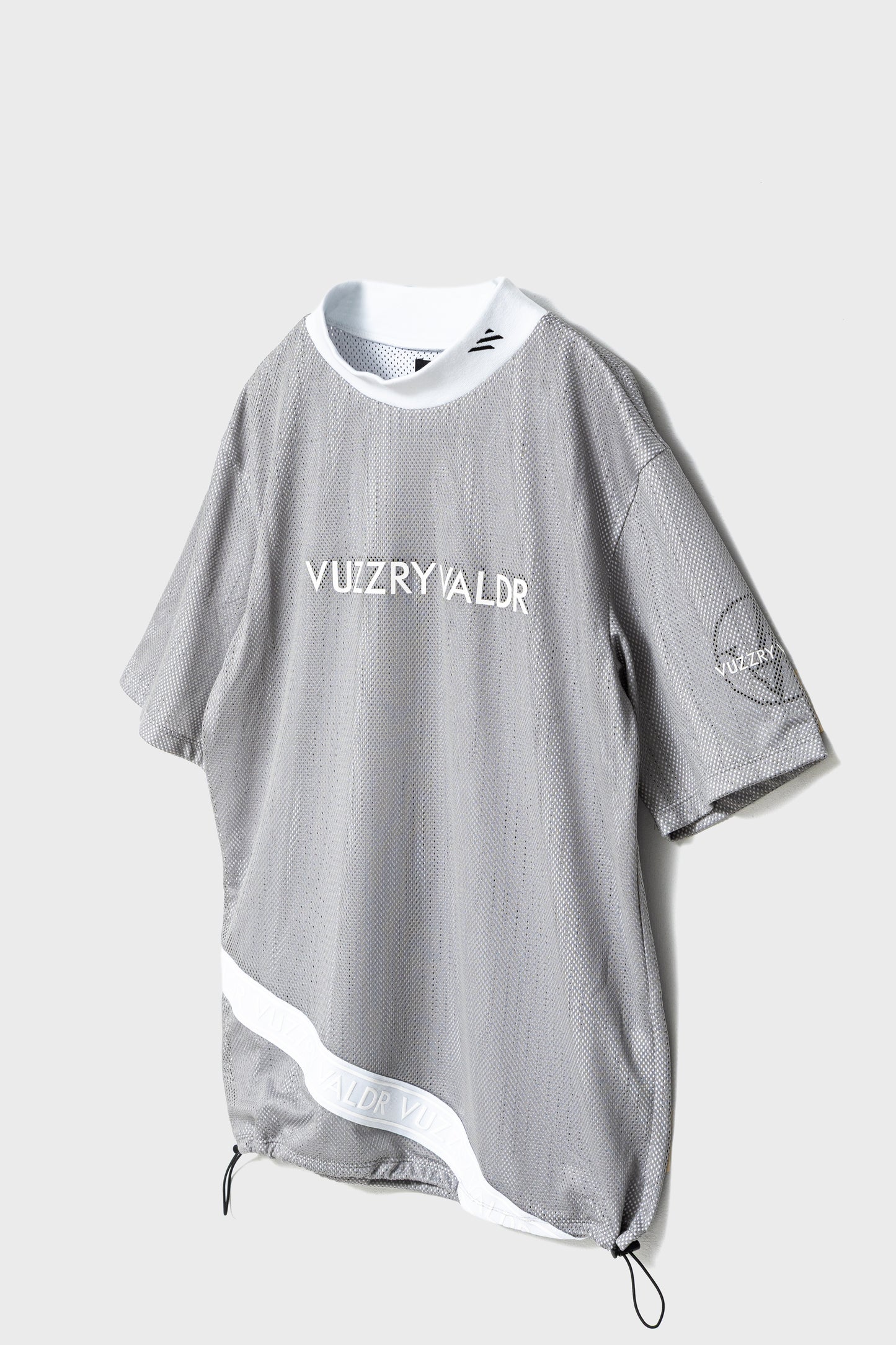Mesh Mock Neck Shirt