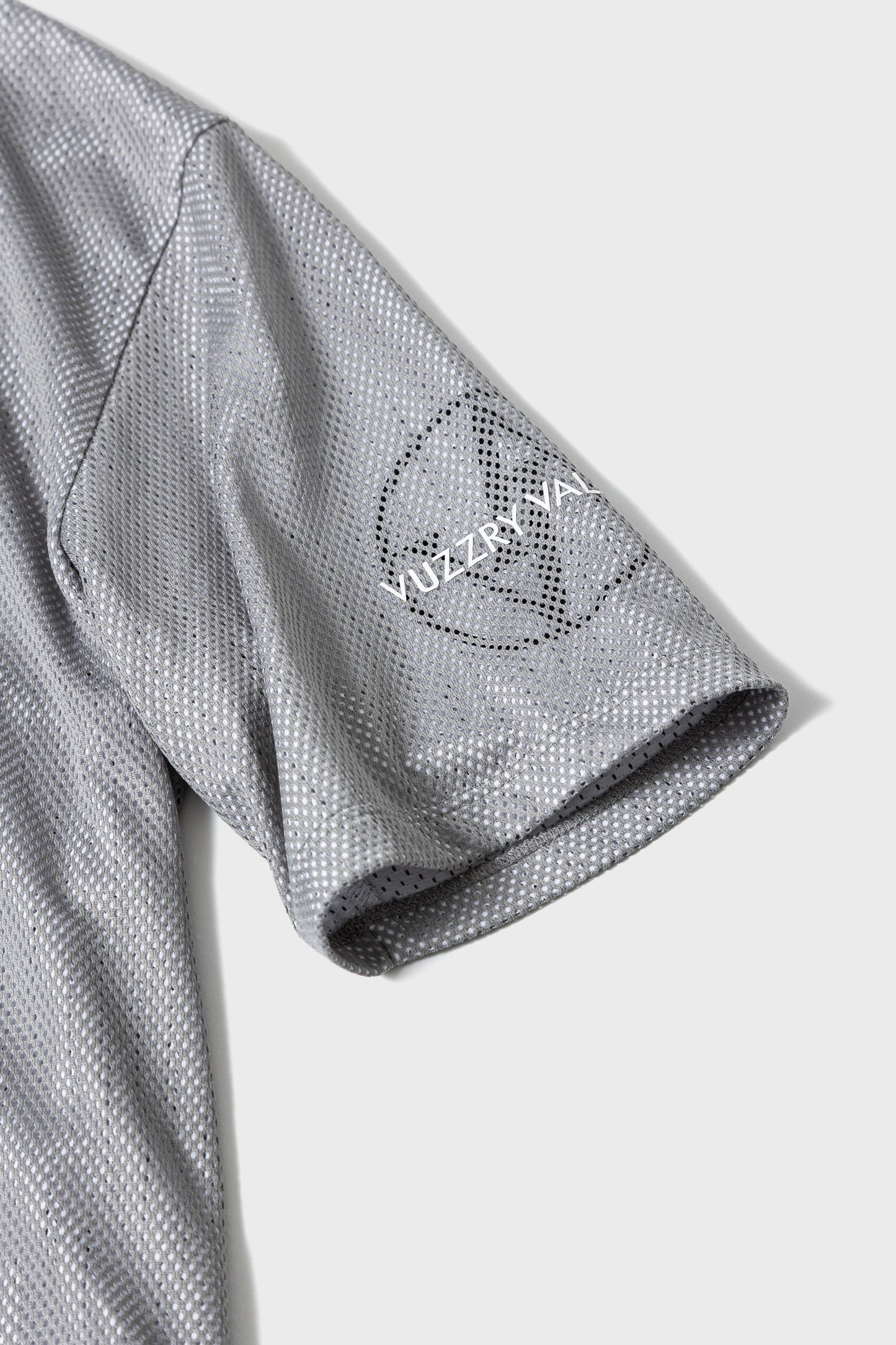 Mesh Mock Neck Shirt