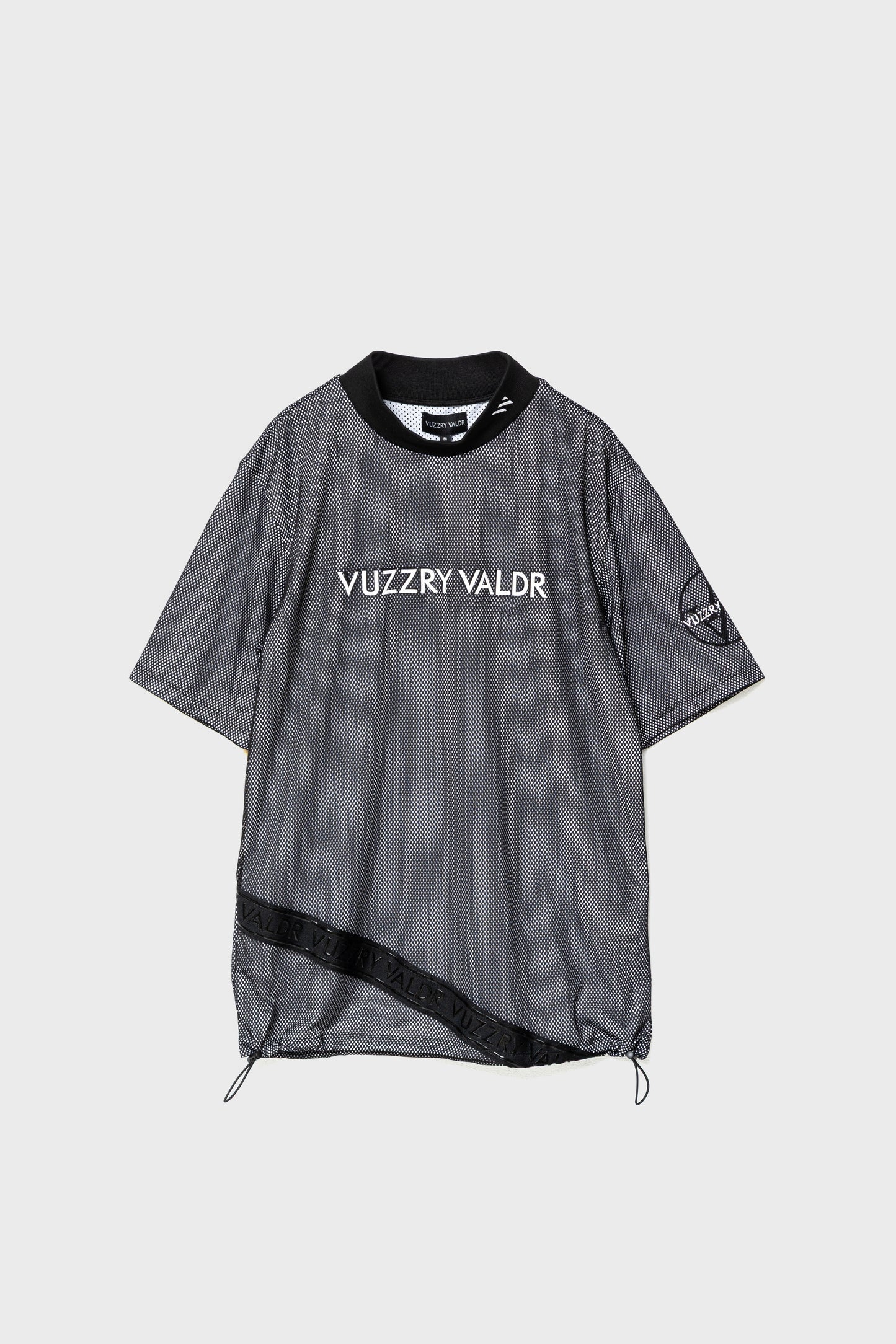 Mesh Mock Neck Shirt