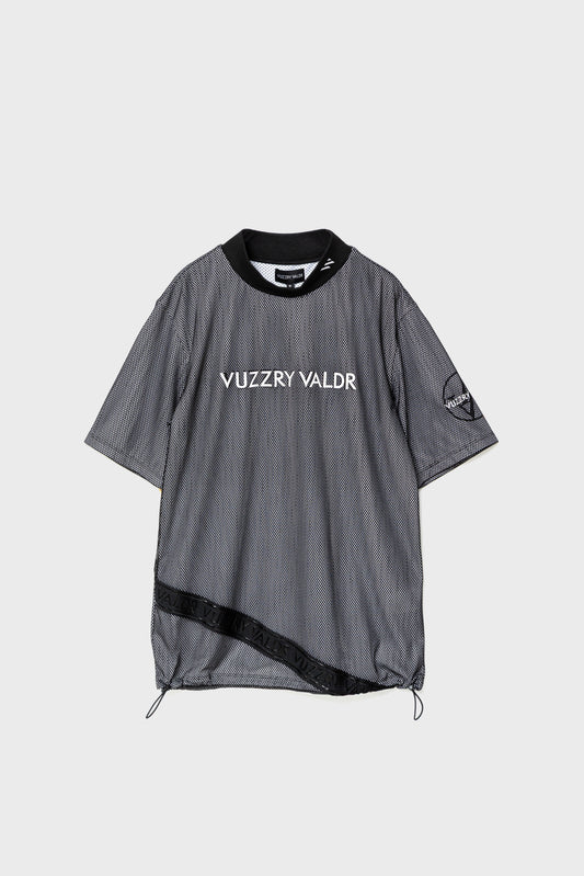 Mesh Mock Neck Shirt