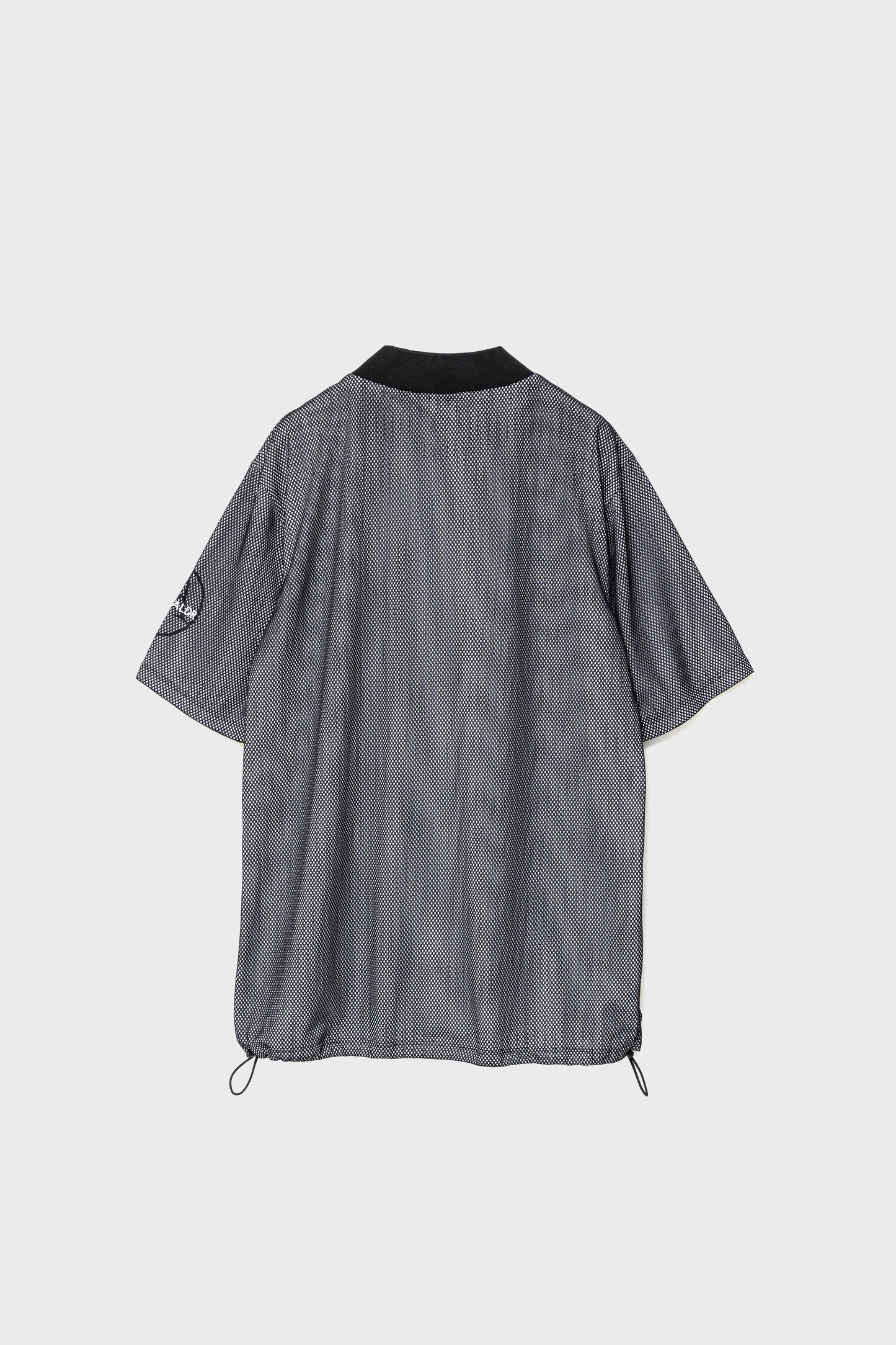 Mesh Mock Neck Shirt