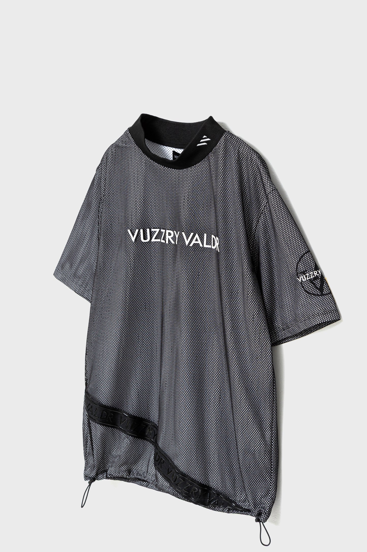 Mesh Mock Neck Shirt
