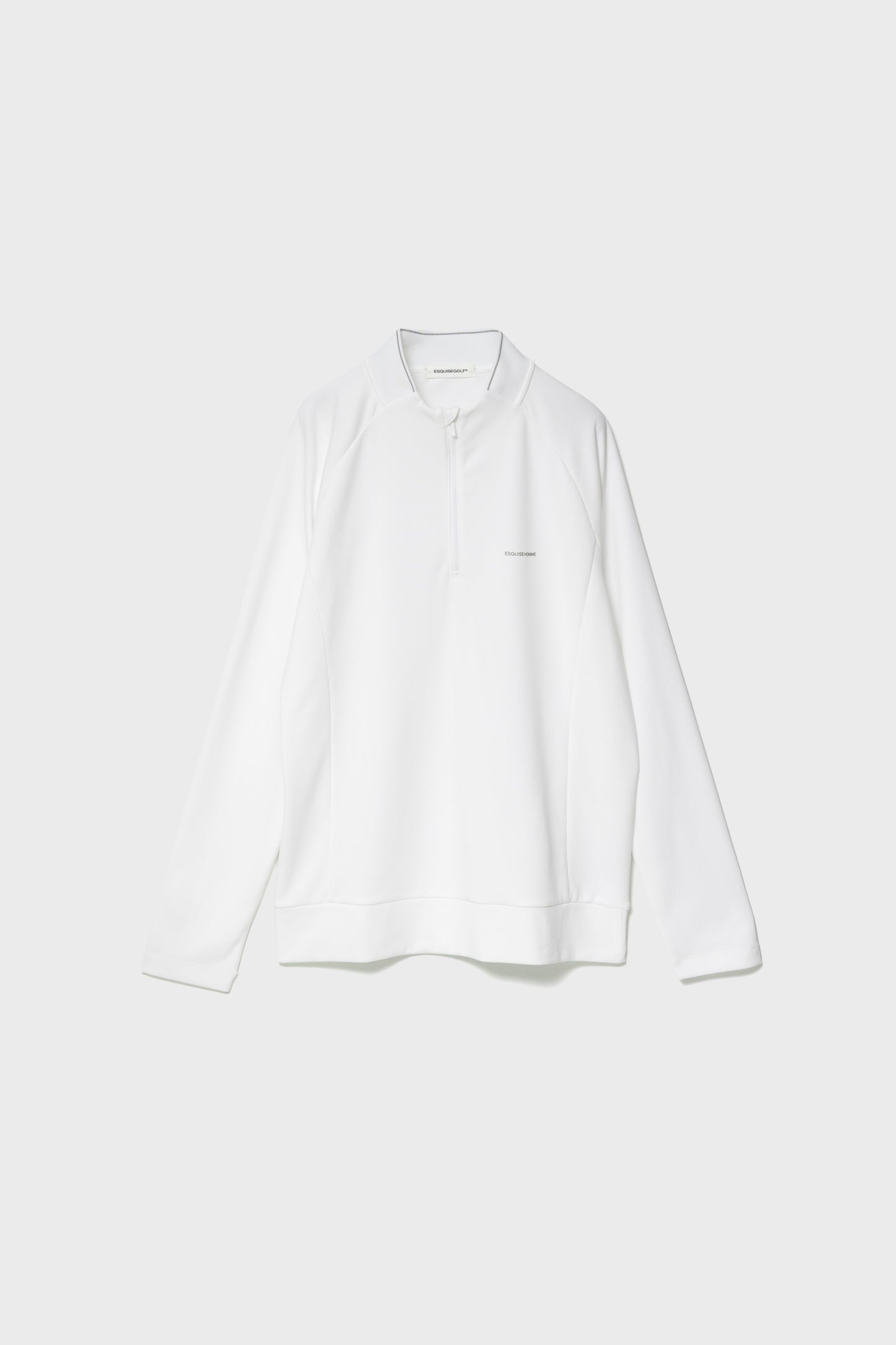 SMOOTH HALF ZIP HIGH NECK