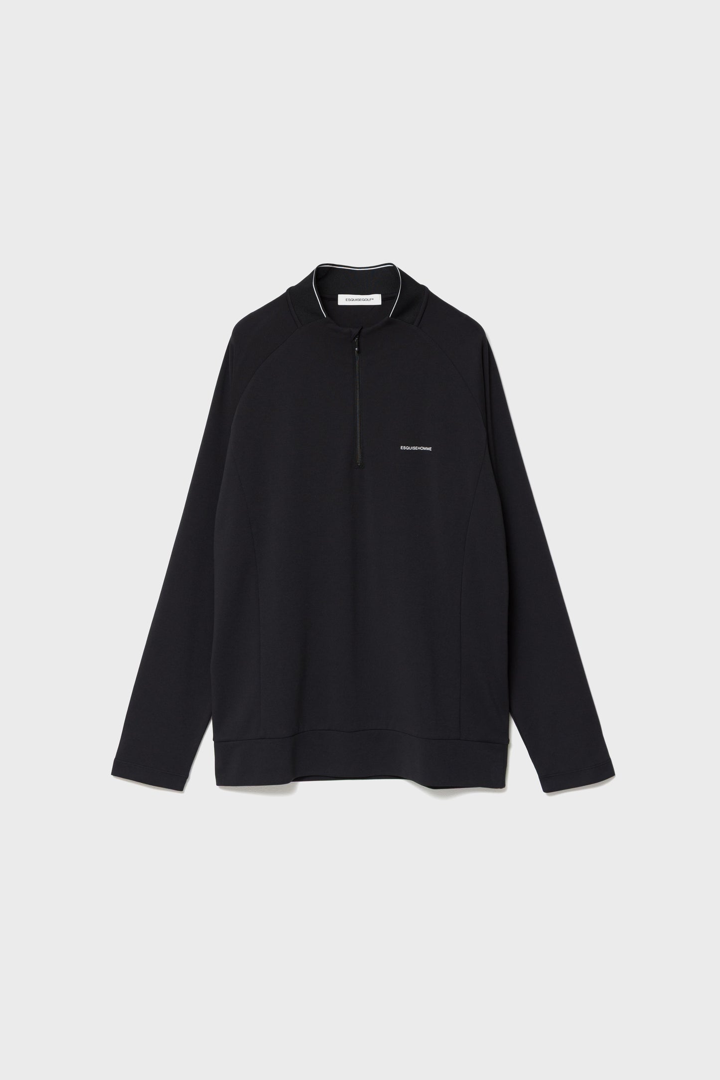 SMOOTH HALF ZIP HIGH NECK