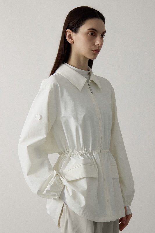 DRAWSTRING LIGHT JACKET