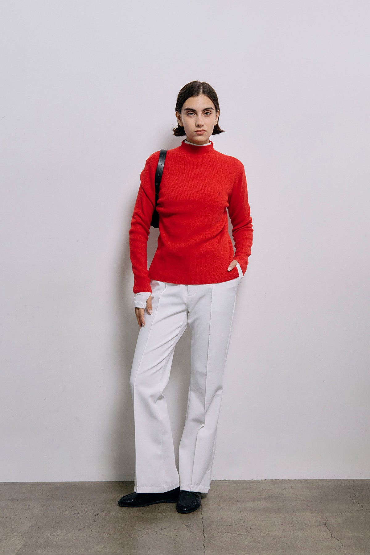 BLANC CASHMERE MOCK