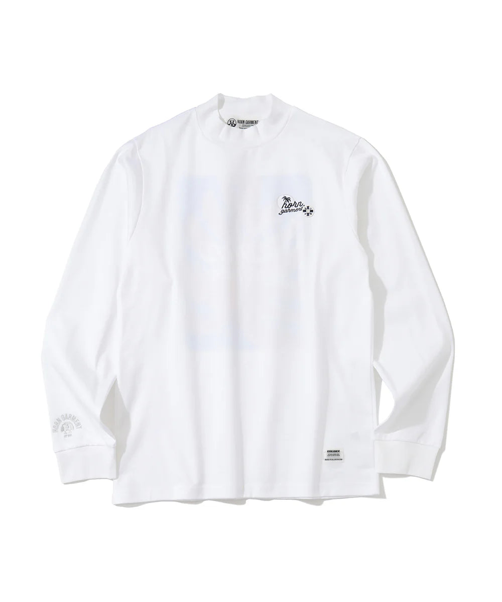 Retro Island Graphic Mock Tee