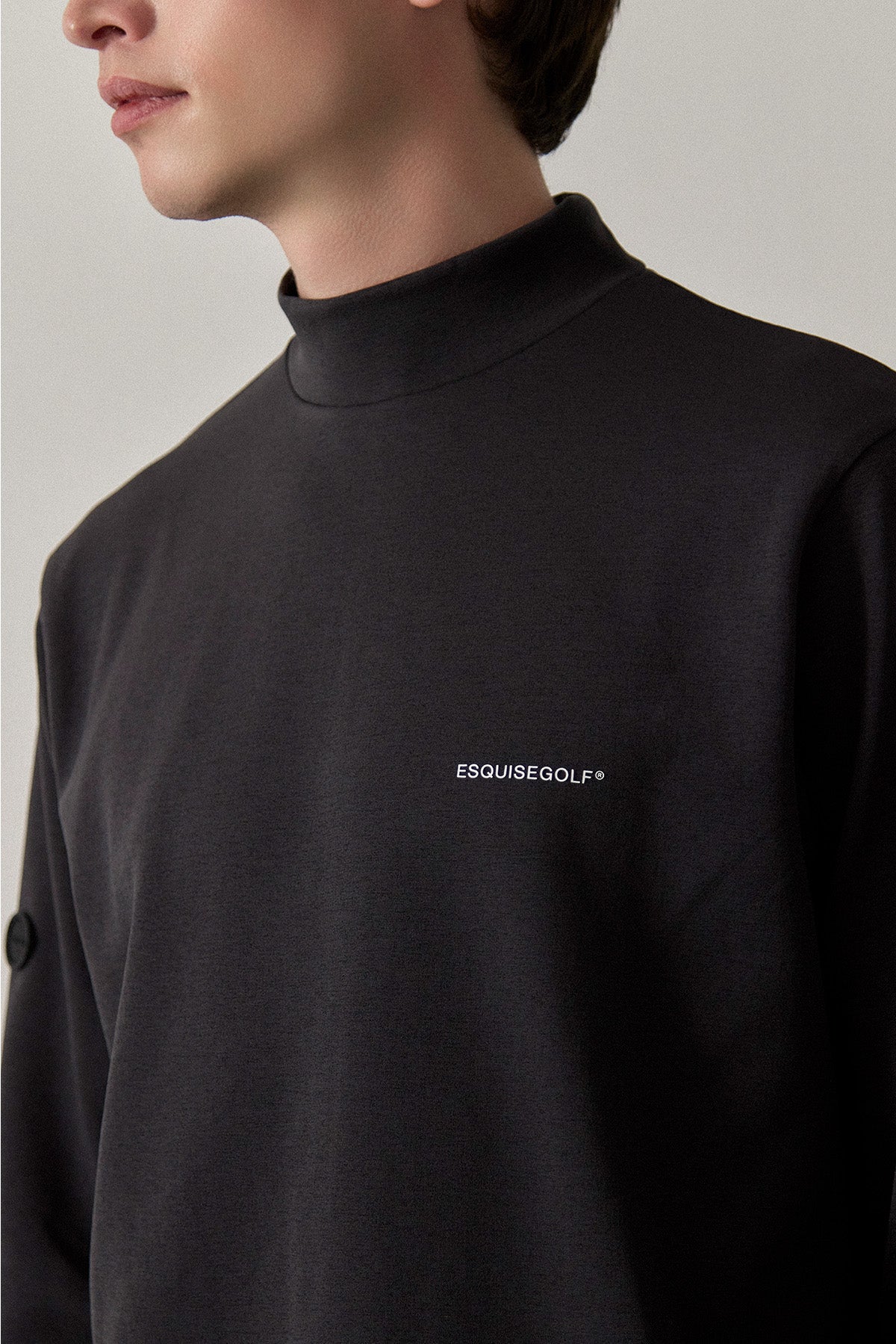 RELAXED STRETCH MOCKNECK