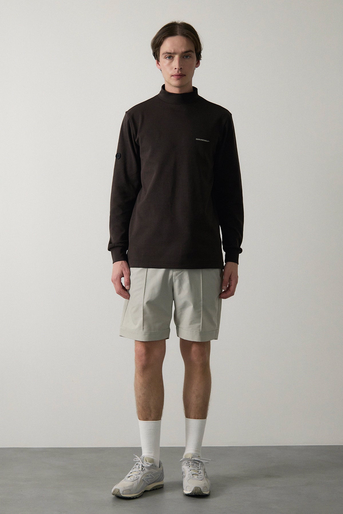 RELAXED STRETCH MOCKNECK