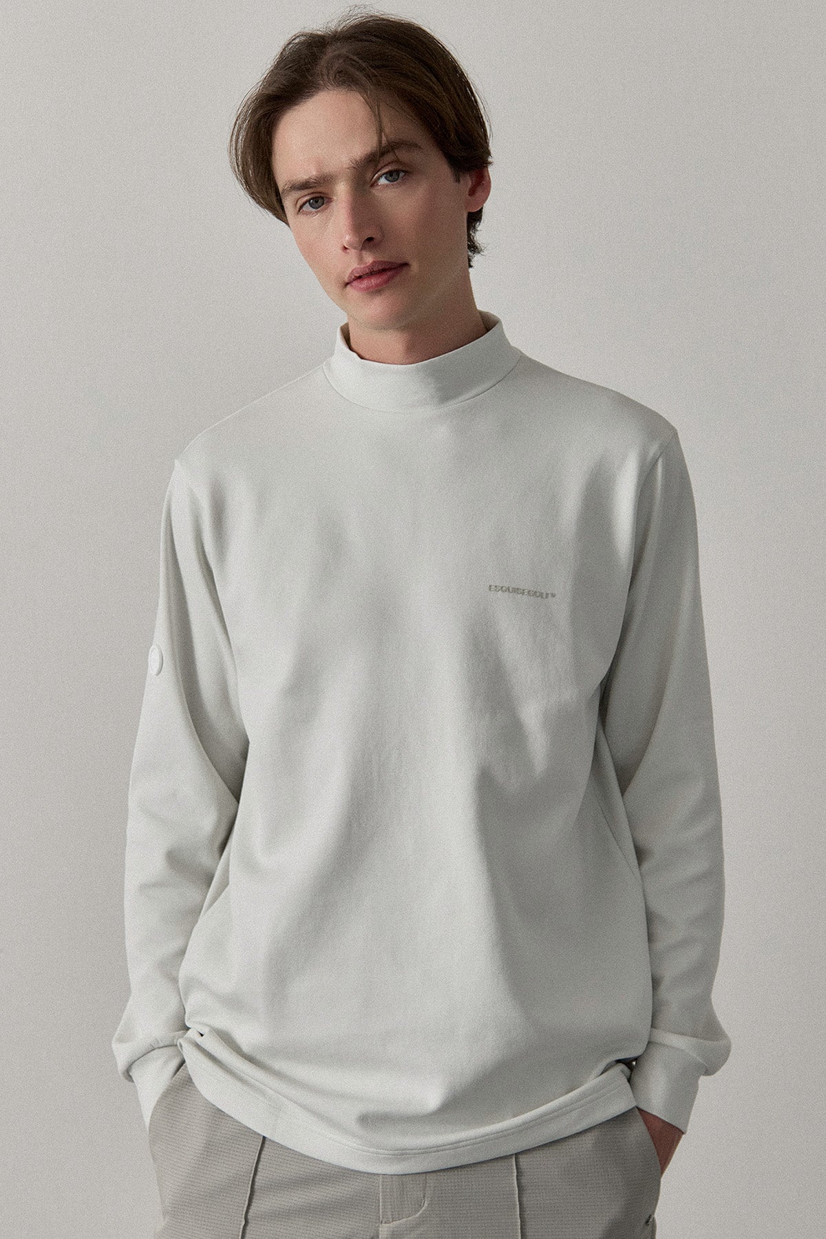 RELAXED STRETCH MOCKNECK