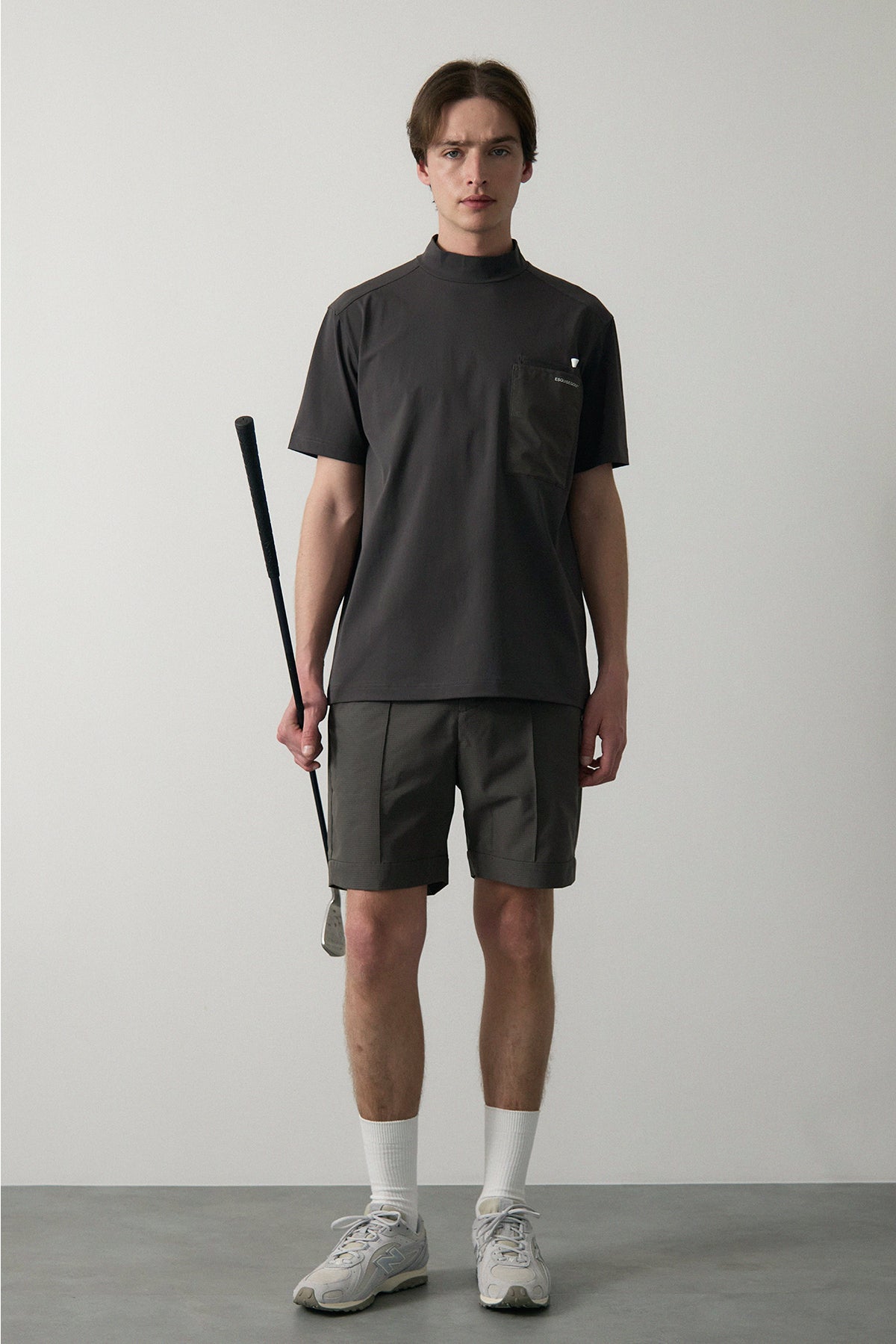 UTILITY POCKET MOCKNECK