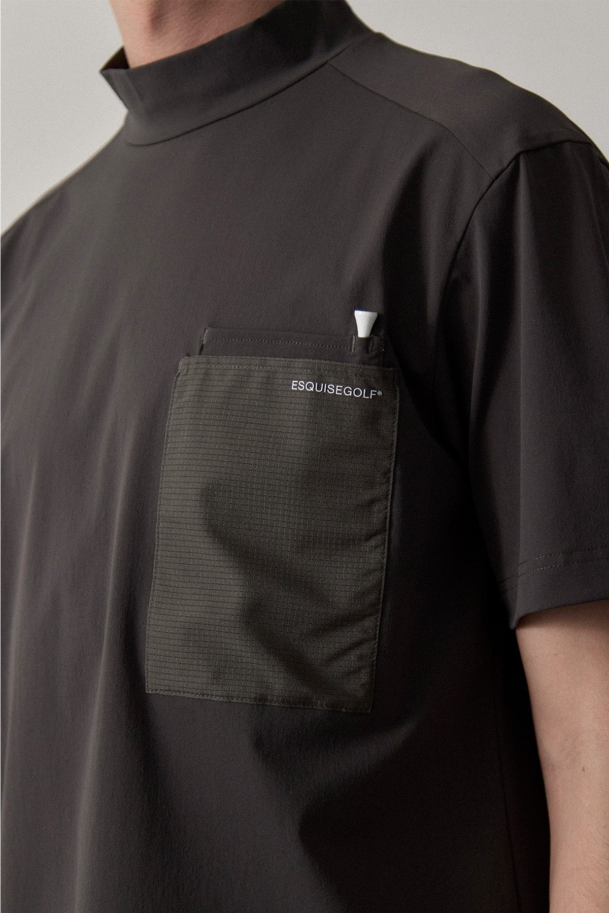 UTILITY POCKET MOCKNECK