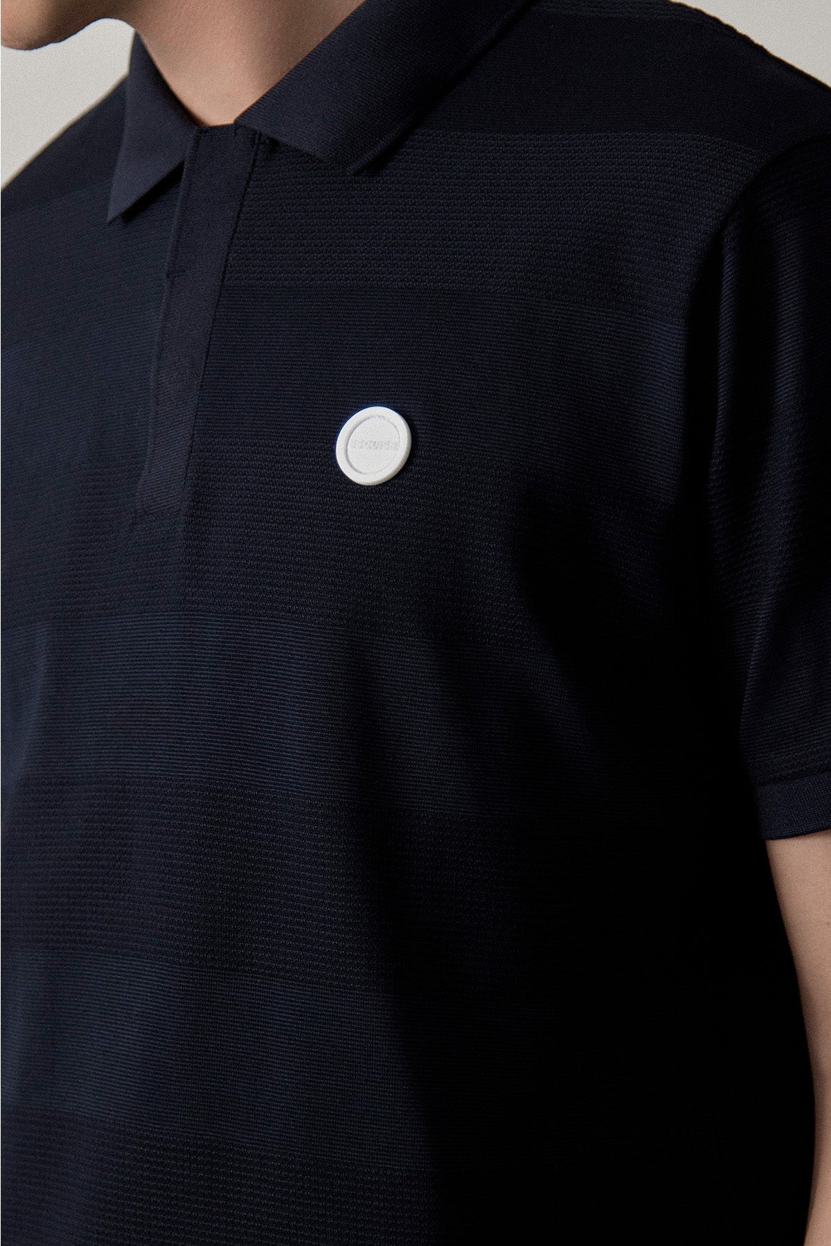 JACQUARD STRIPED POLO