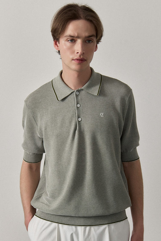 FINE WEAVE KNIT POLO
