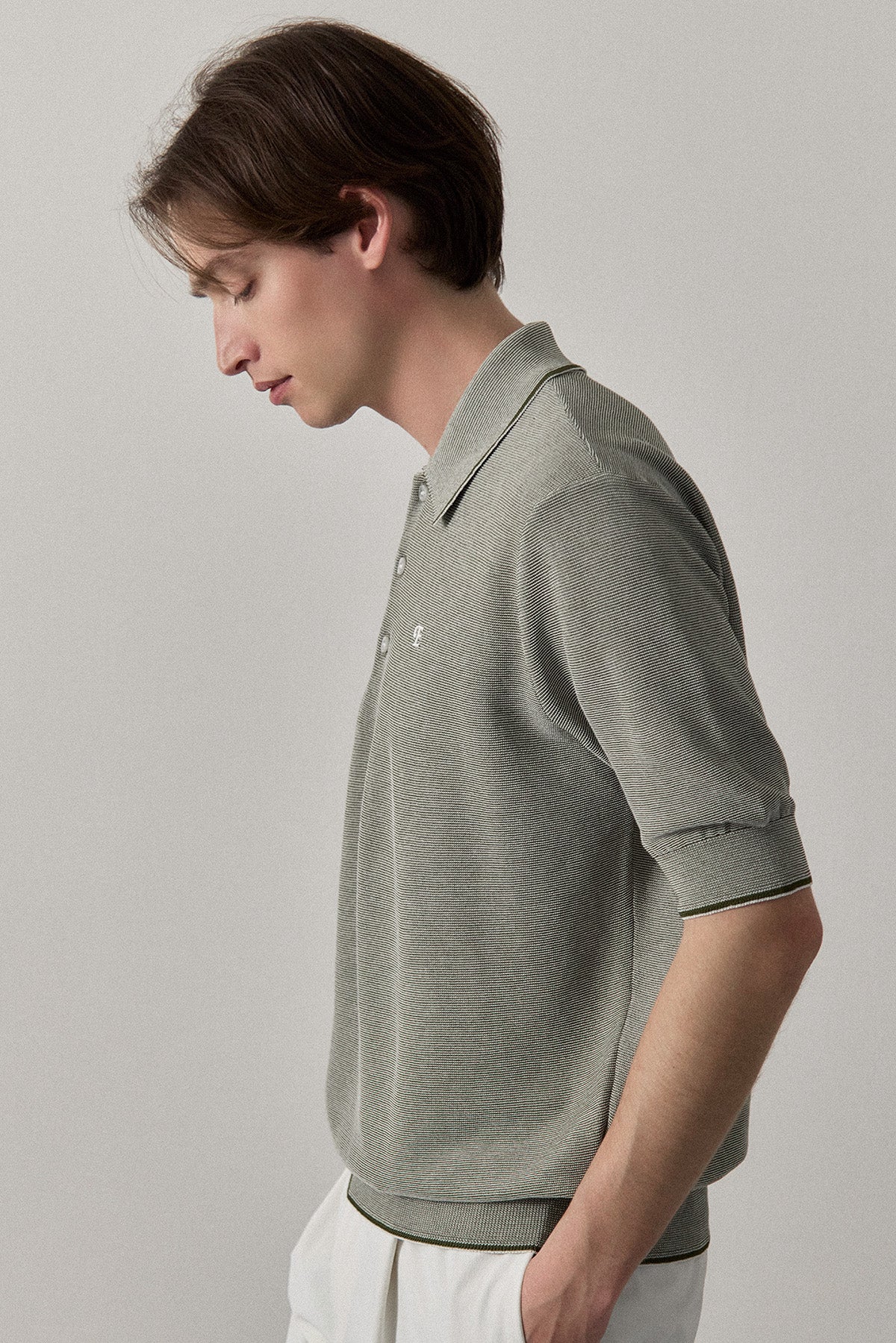 FINE WEAVE KNIT POLO