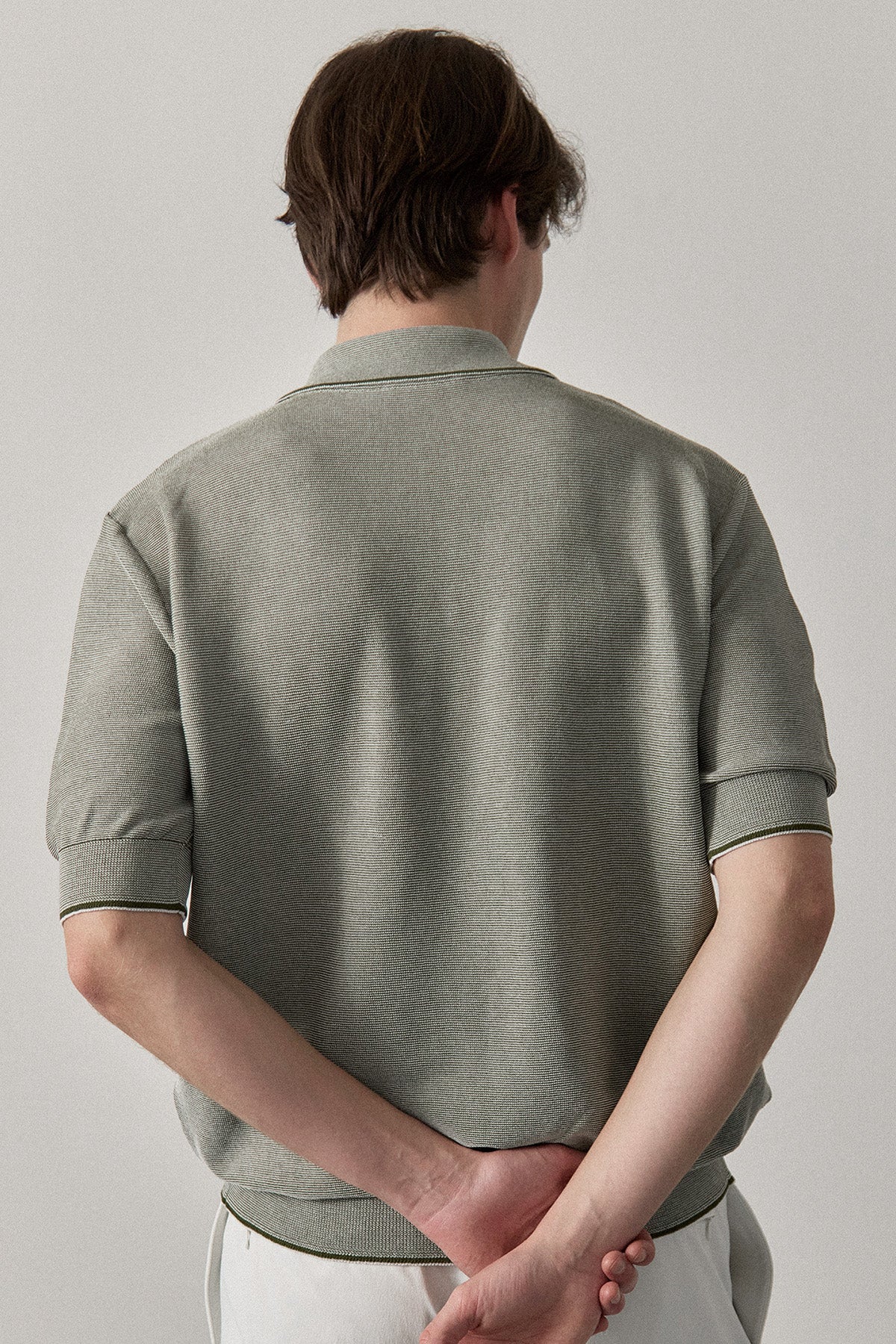 FINE WEAVE KNIT POLO
